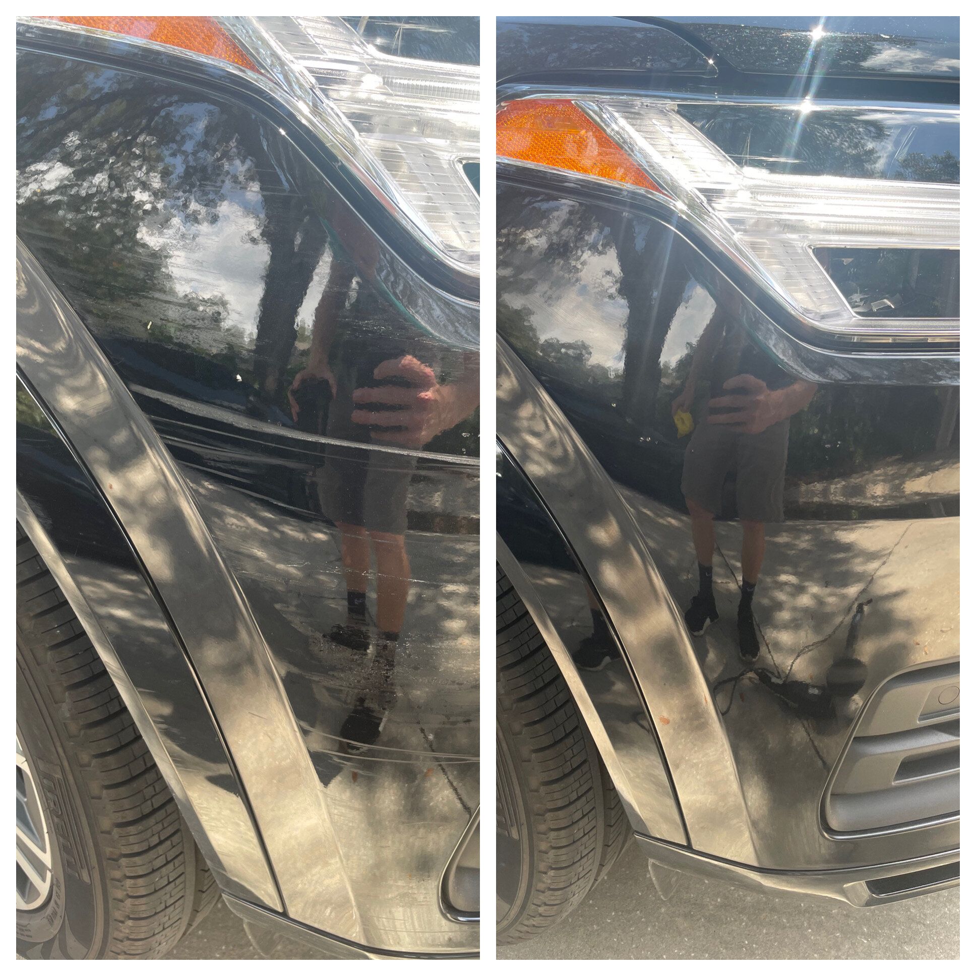 Before/After Scratch Removal