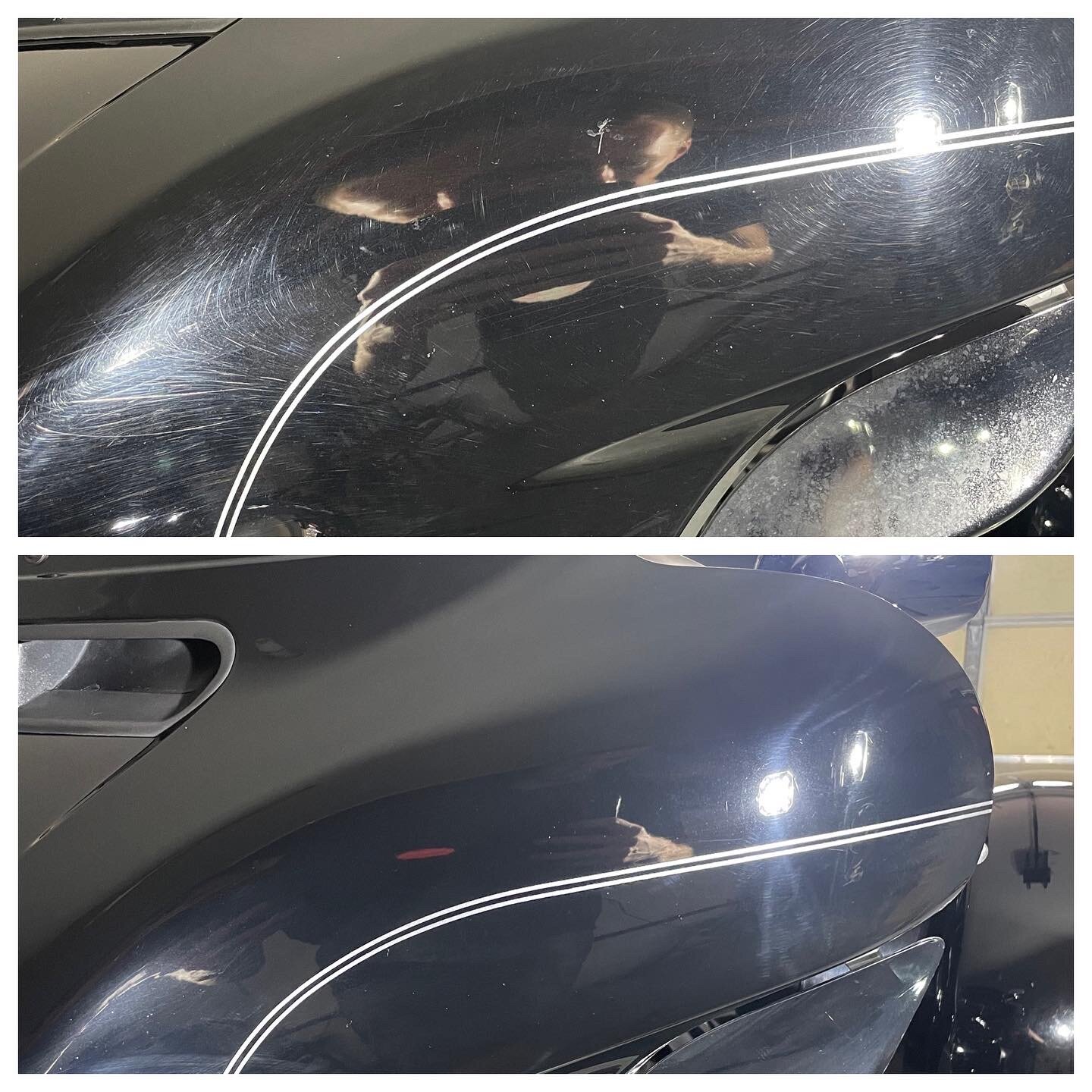 Before/After Paint Polishing Service.