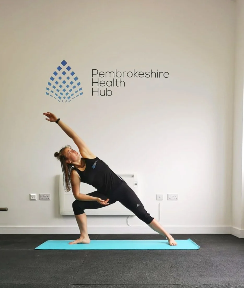 Sunny day yoga practice