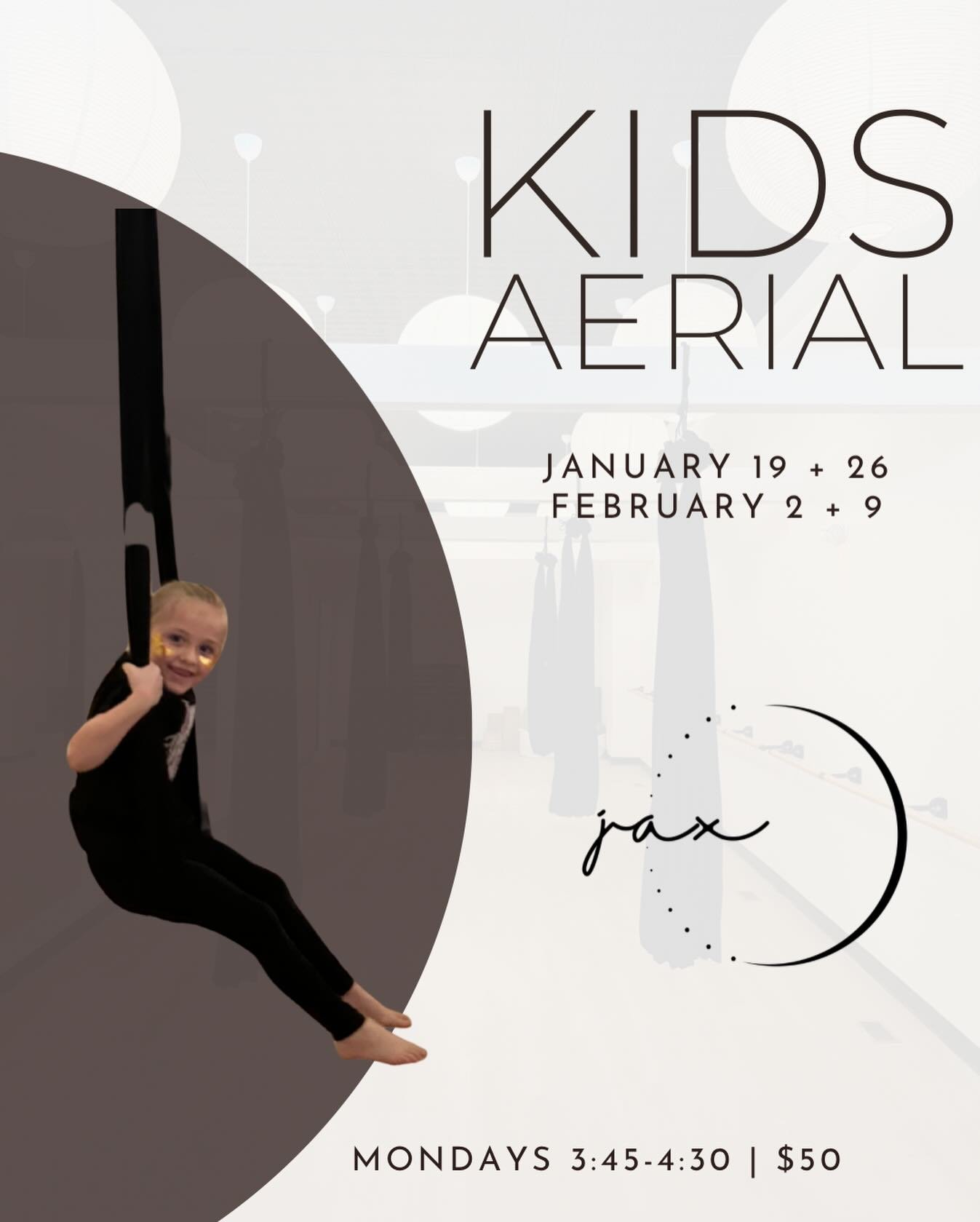 Next Kids Aerial series starts NEXT WEEK!

Designed for kids ages 6-12

Sign up on FitDEGREE.