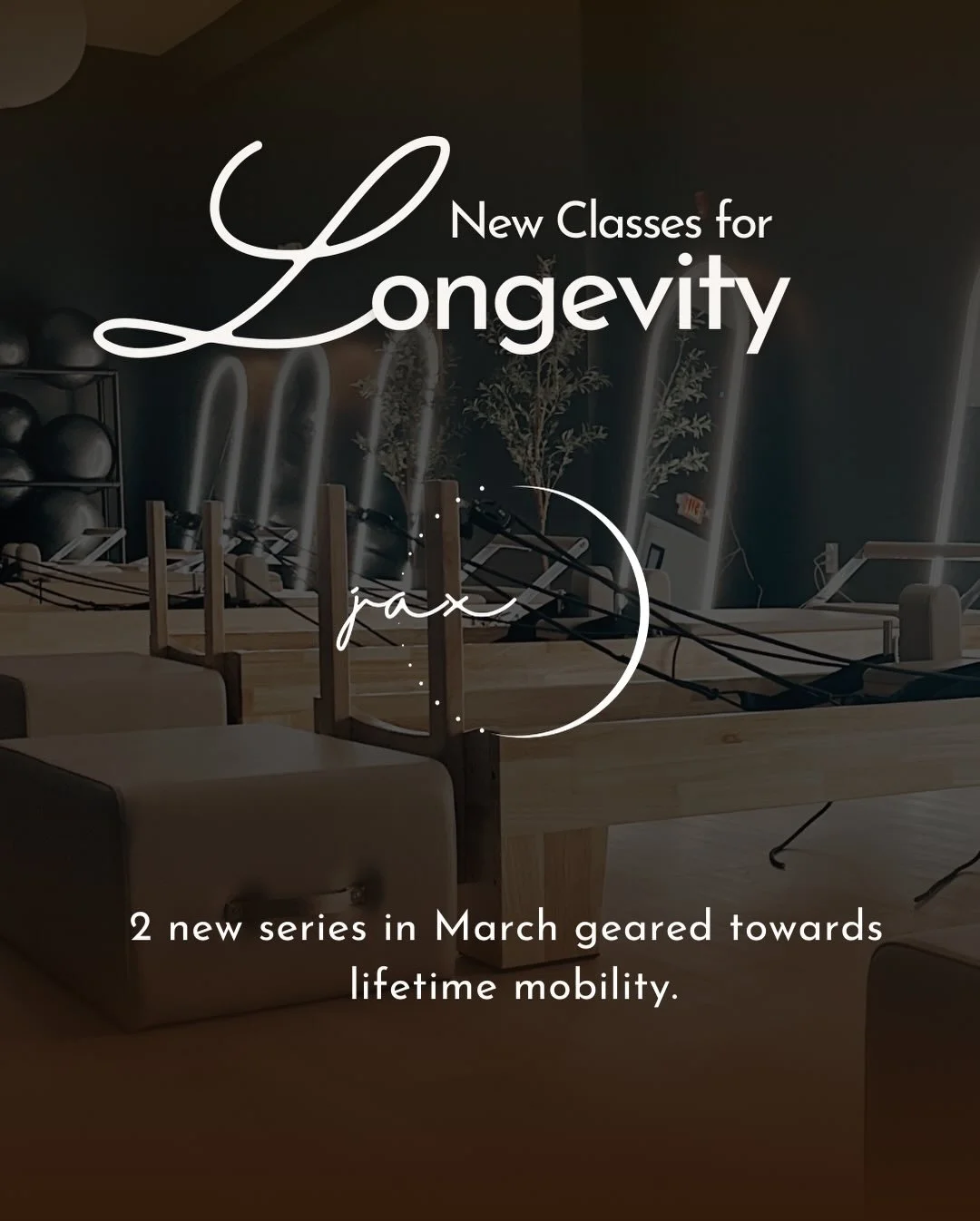 ✨ New Classes for Longevity at Jax ✨

This March, we&rsquo;re so excited to offer two new series designed to support strength, mobility, balance, and feeling good in your body for years to come.

🪑 Chair Yoga with Mama Lisa
Fridays in March | 1:15&n