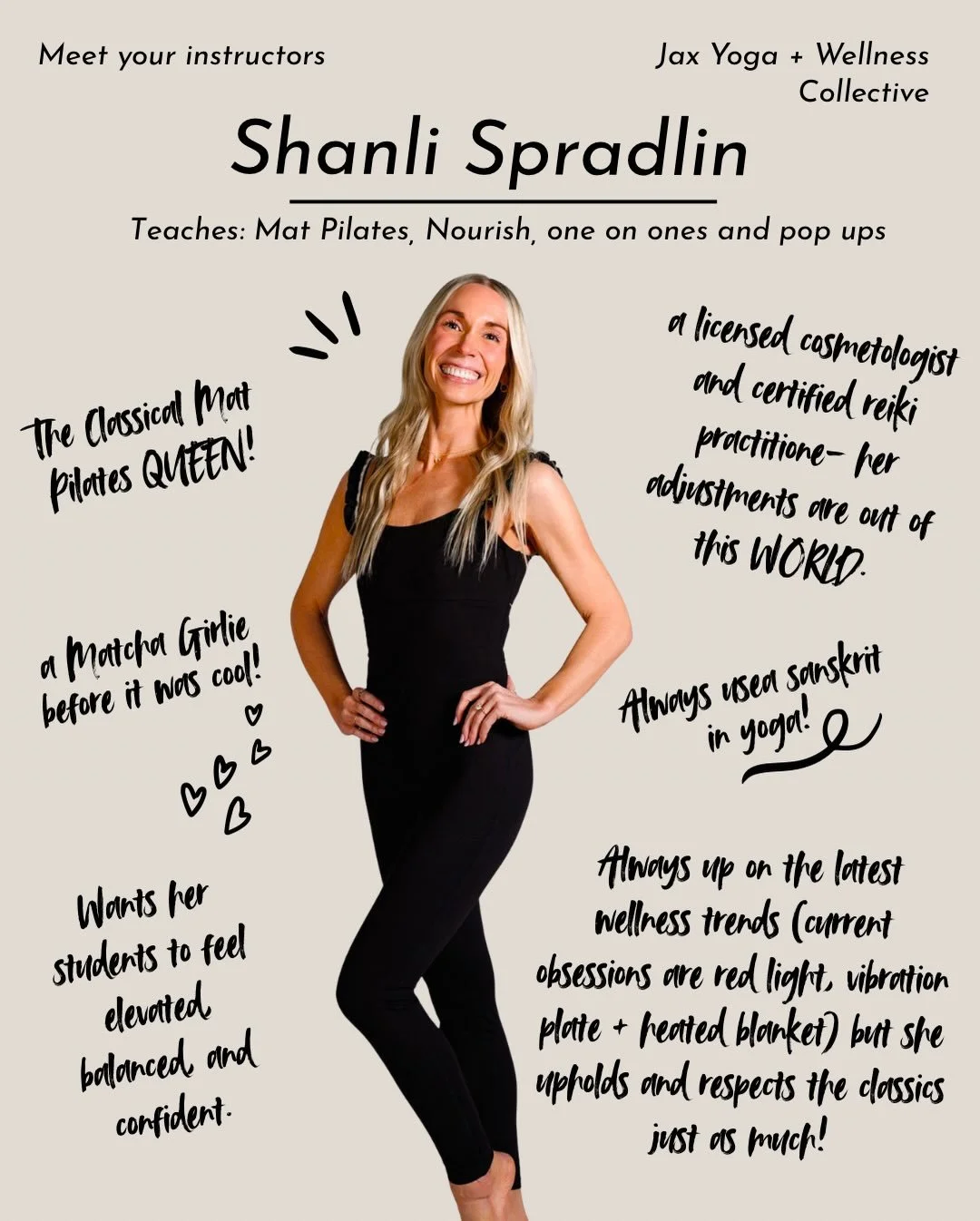 Meet the OG Jax Pilates Queen- Shanli! She&rsquo;s quite the yoga instructor too. 

We&rsquo;ll never forget when she bee booped her cute little self into the studio 5 years ago. And we will also never forget how she was the Elle Woods of yoga teache