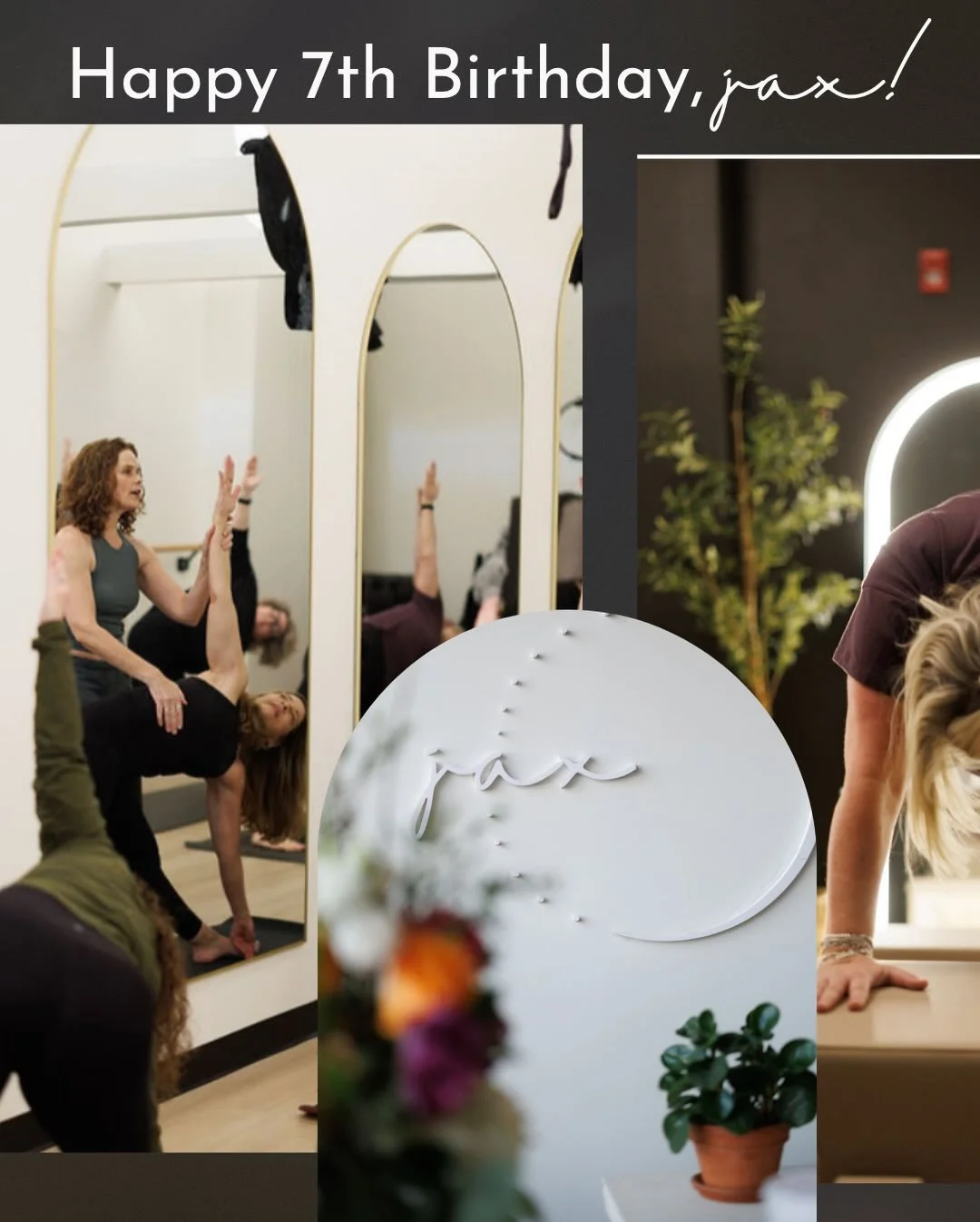 7 years of Jax 🤍

7 years of moving, breathing, growing, and showing up for ourselves&hellip; together.

What started as yoga has expanded into something so much bigger
Pilates, barre, strength, bounce&hellip; and a community that continues to evolv