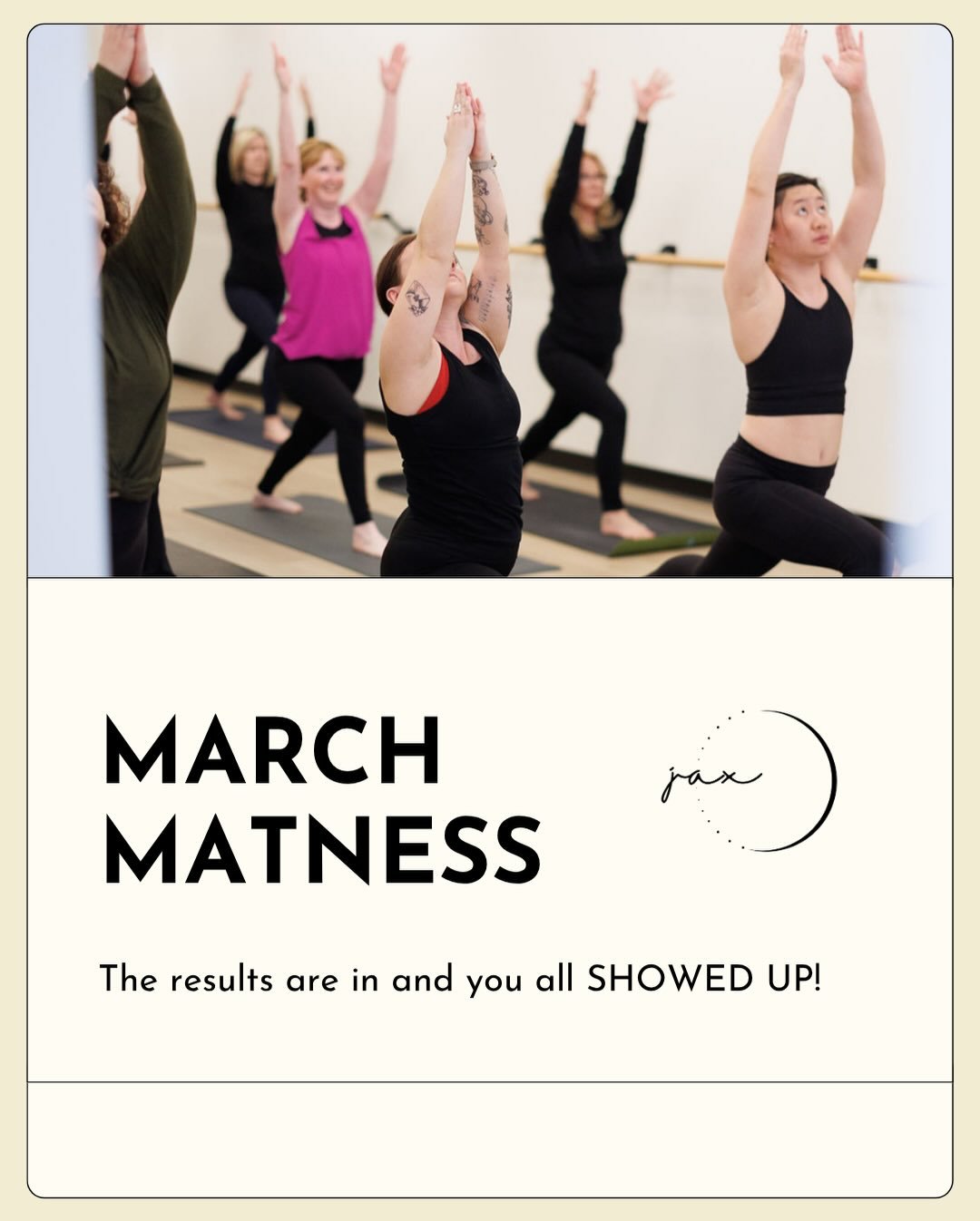 March MATness = complete ✔️

200+ humans
1000+ check-ins
and one VERY loved sticker chart ⭐️😂

Proof that consistency doesn&rsquo;t have to be serious to be powerful. In fact, everything is way more fun when we DON&rsquo;T take ourselves too serious