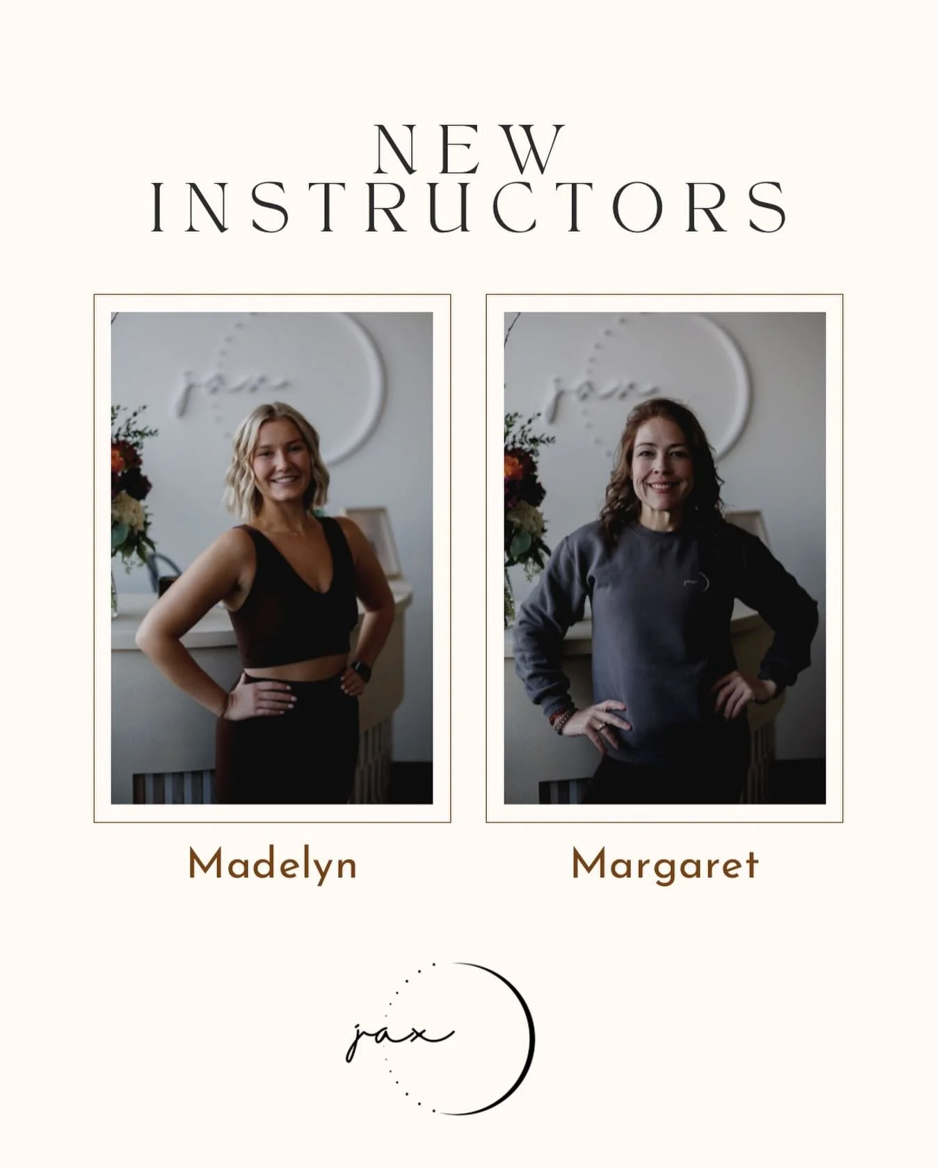 A couple of very special additions to the JAX family ✨

I&rsquo;m so excited to officially introduce Madelyn and Margaret as part of our summer instructor lineup. Our summer schedule is rolling out incrementally, and both of these incredible girls wi