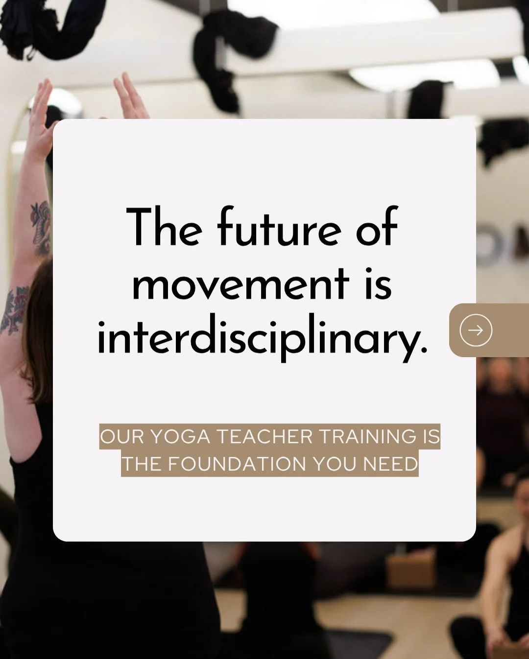 Everyone wants to teach Pilates right now.

Which we totally get. We love Pilates too. That&rsquo;s why we&rsquo;ll be launching a Pilates Teacher Training in 2027.

But the best instructors - in any modality, know more than exercises.

They understa