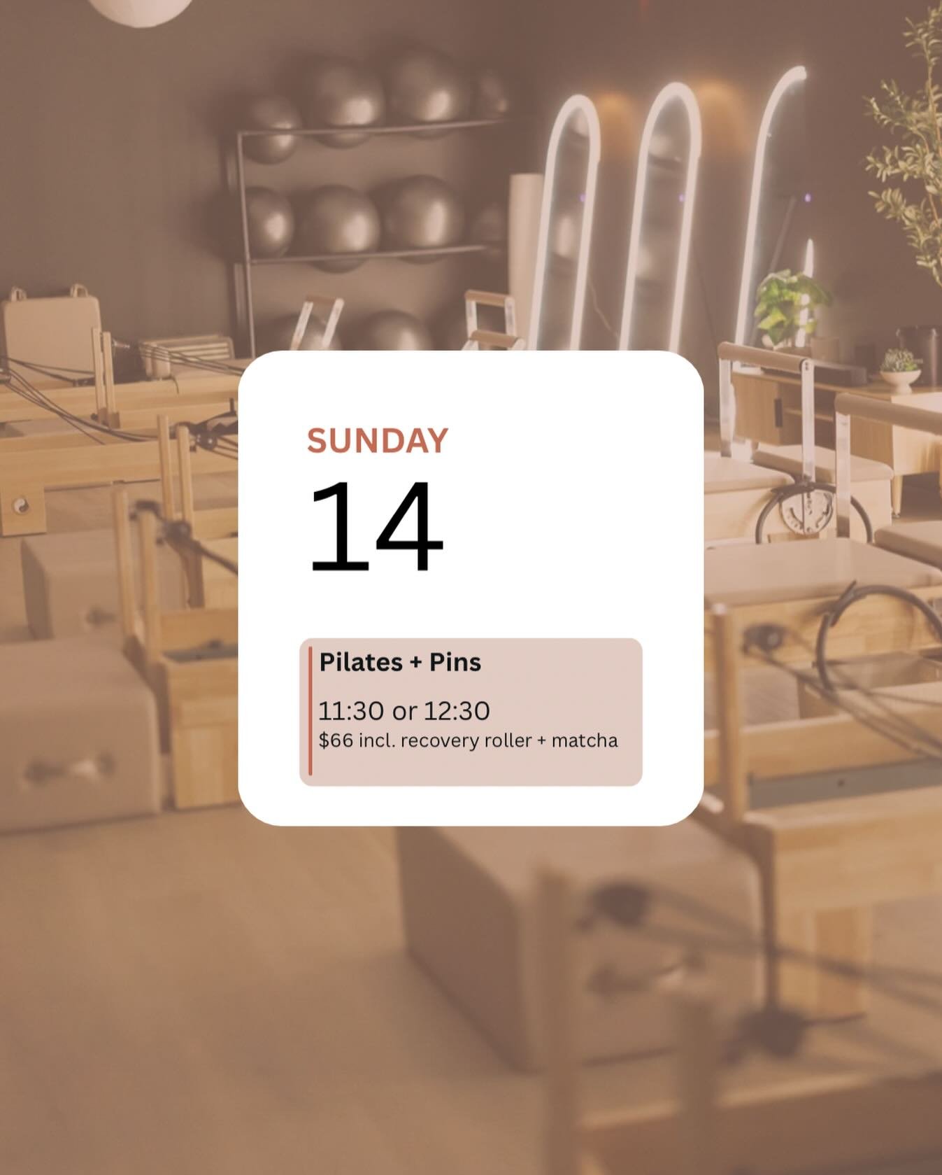 Pilates + Acupuncture?
Sounds like a perfect Sunday for the wellness girlies and guys!

45 minute reformer session with @_wendyleesmith 
Followed by group acupuncture on the infrared mats with @solstice.acupuncture and we&rsquo;re sending you home wi