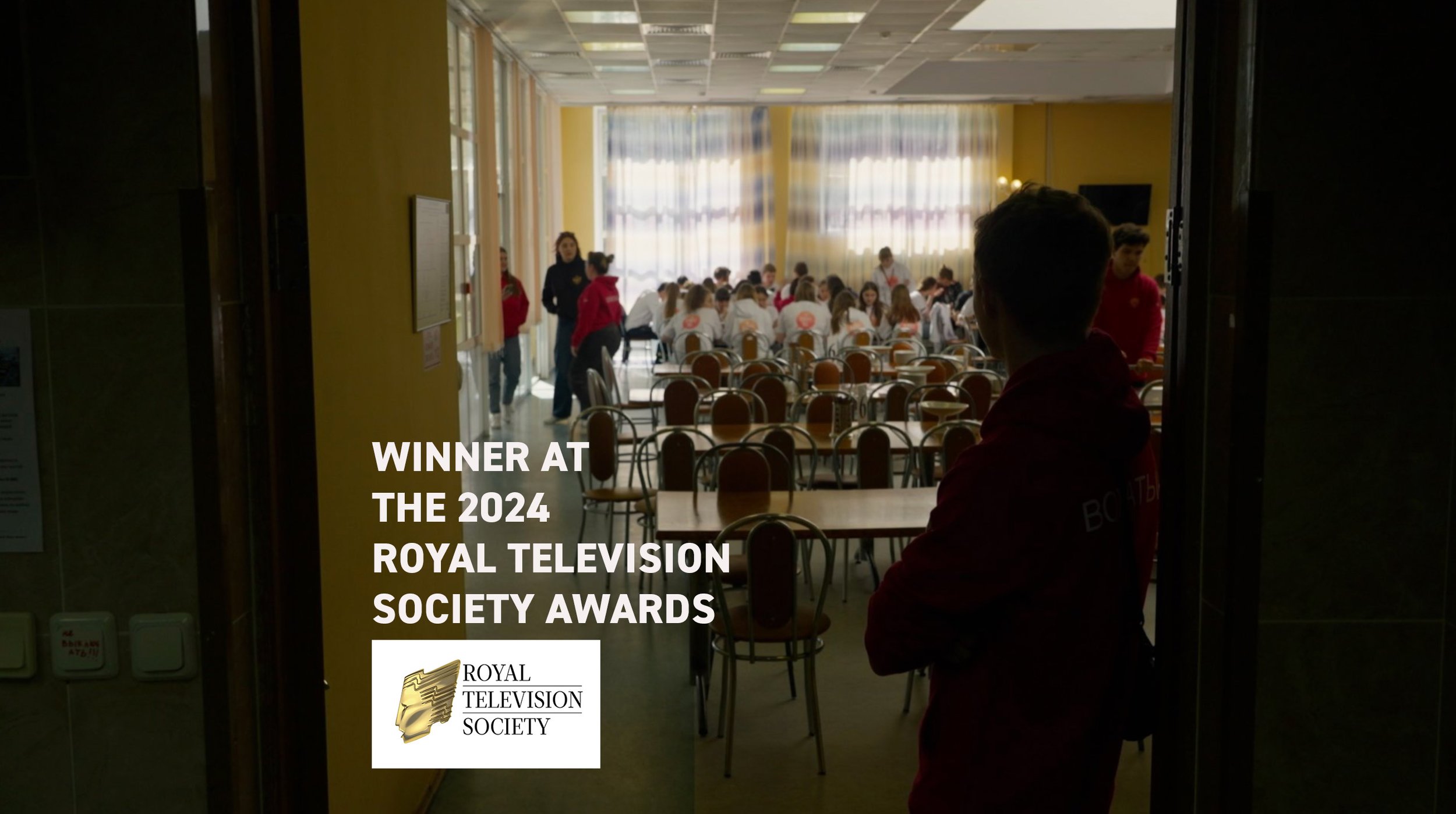 WINNER AT THE ROYAL TELEVISION SOCIETY AWARDS 2024