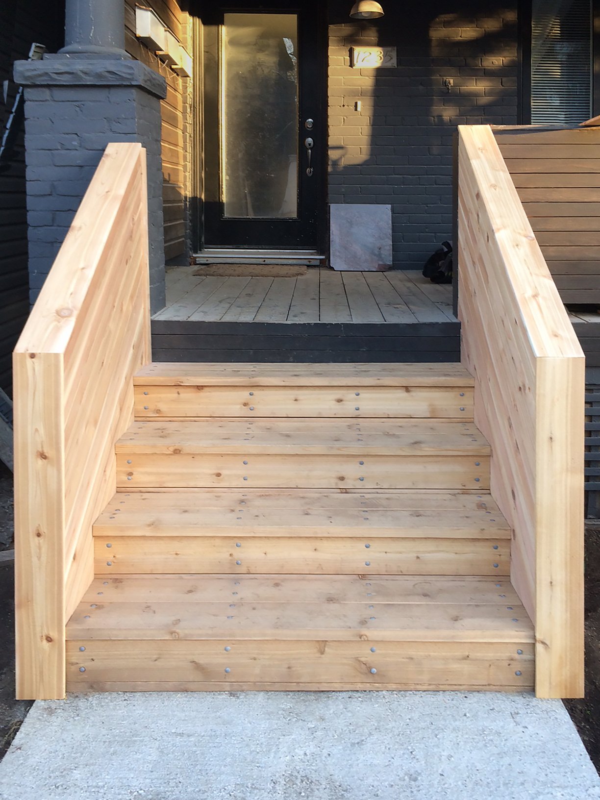 FRONT STEPS CONSTRUCTION .................................