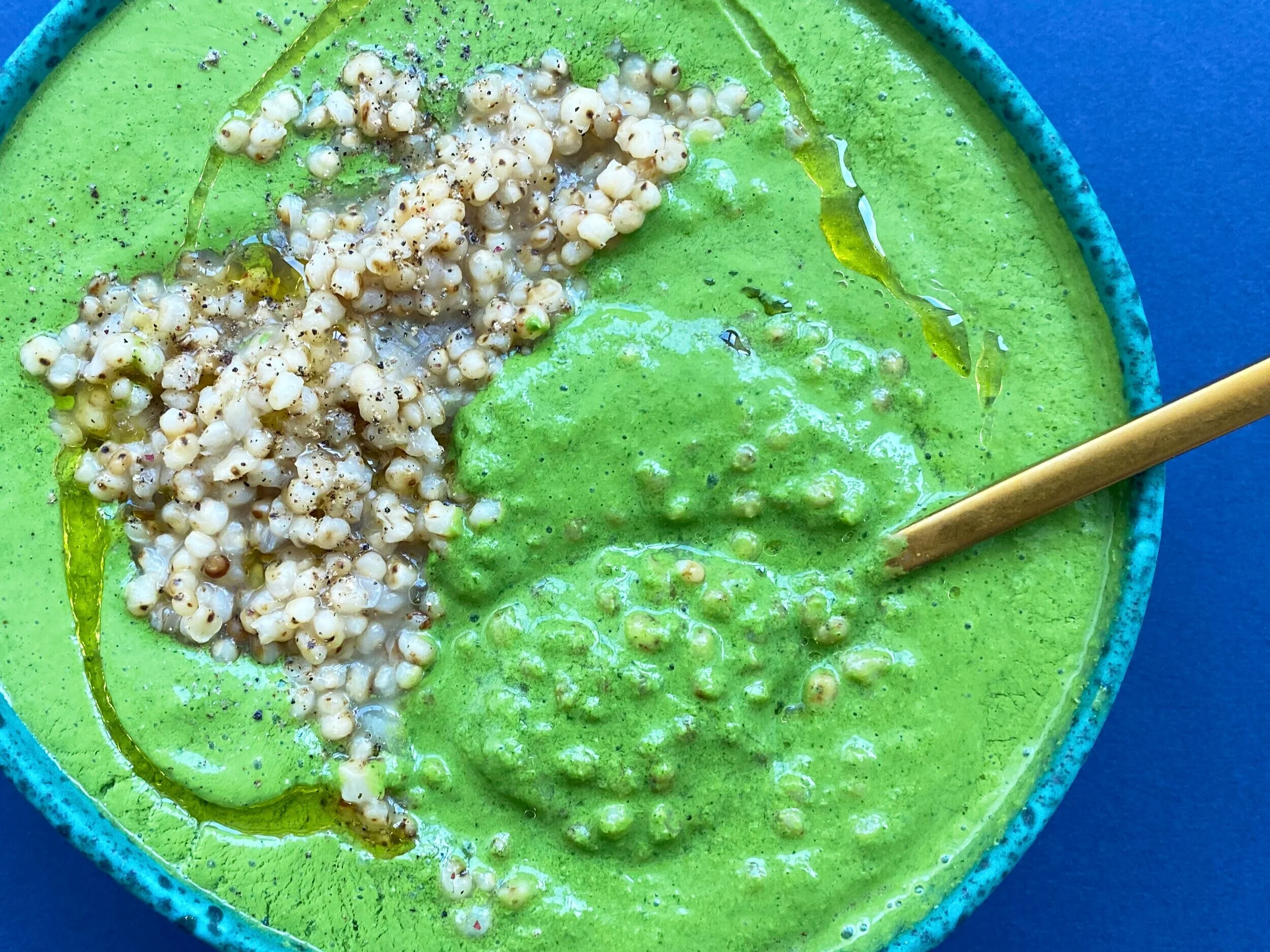 Sorghum in Green Buttermilk 