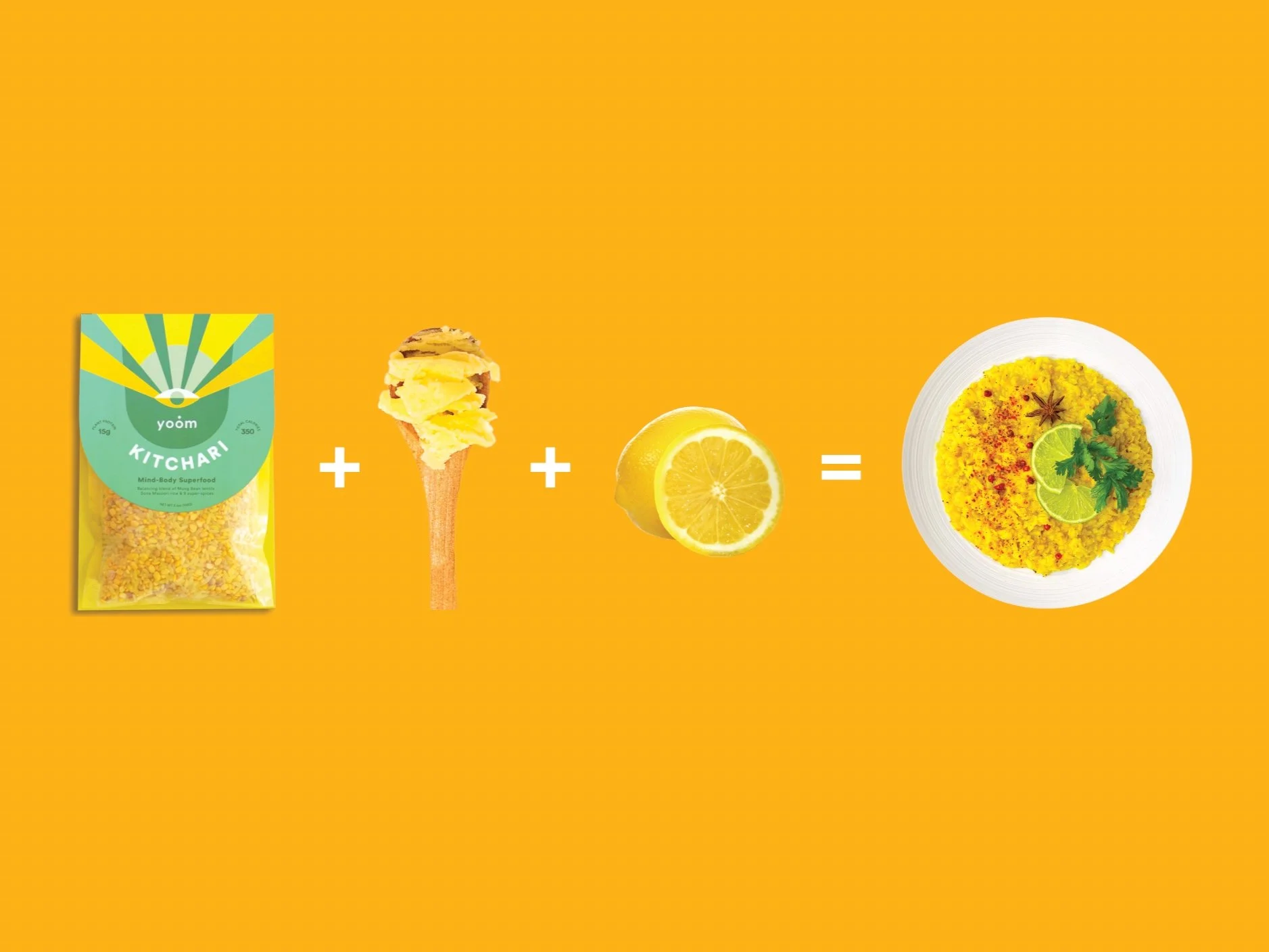 Easy Kitchari toppings