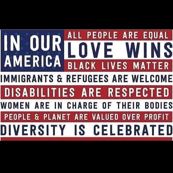 This is my kind of America! Happy fourth everyone. Be grateful, be thankful, be kind. #blessed #unity #respect