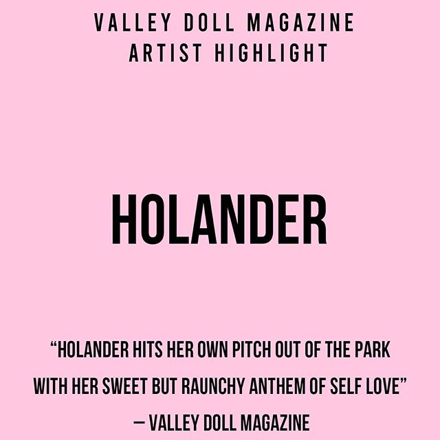 PREMIERE : Holander new track &ldquo;Party of One&rdquo; 💘 We all need a pro-masturbation banger for our summer playlists! @holandermusic