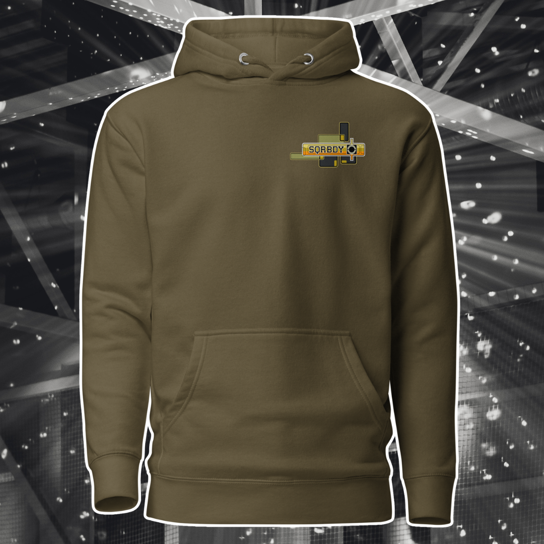 Boogie Nights Hoodie Green, Front.png