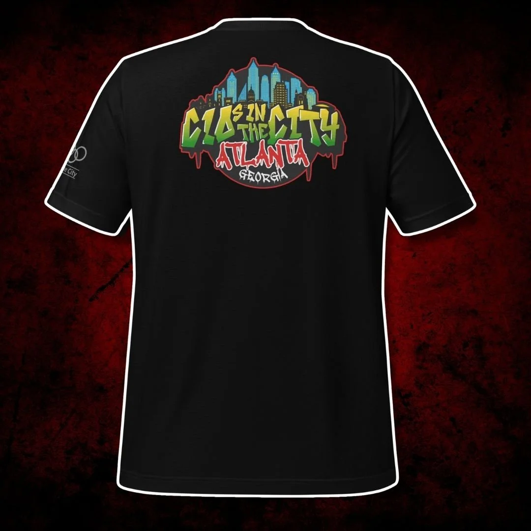 C10ITC Red Outline Logo, Black