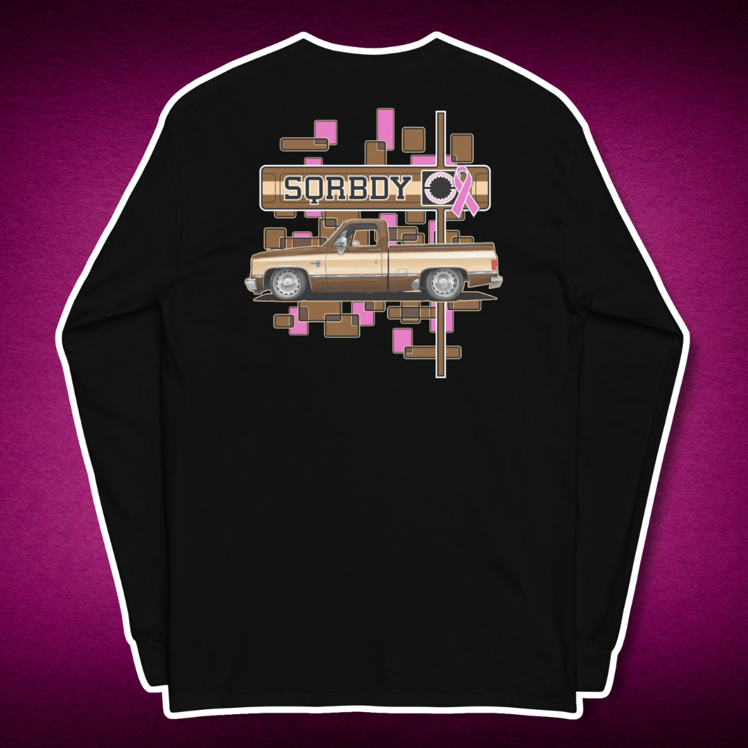 Ribbon Mosaic, Long Sleeve Black