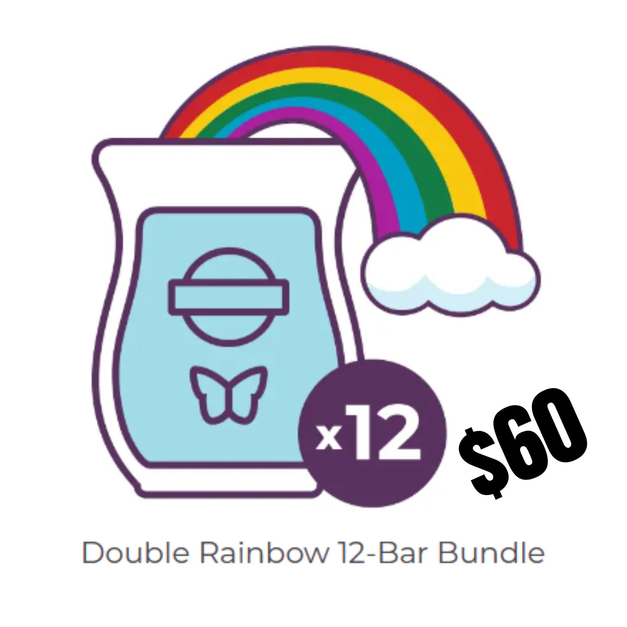 Double Rainbow 12-Scentsy Bar Bundle