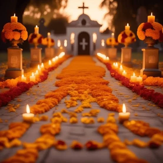 Dias de Los Muertos - connecting with our Loved Ones with cempasuchiles