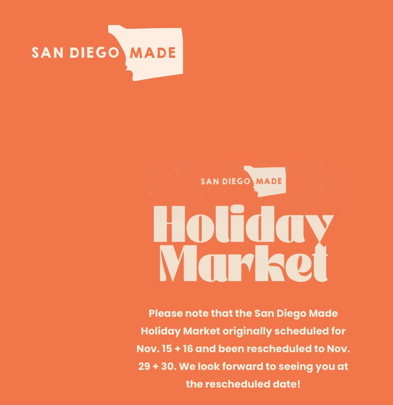 Mourning Goods will see you November 29 and 30 at the rescheduled @sdmademarkets San Diego Makers Market at Liberty Station! Come visit our Dear Loved One interactive creative expression workshop! We are showing up for you with @devorah_creates artis