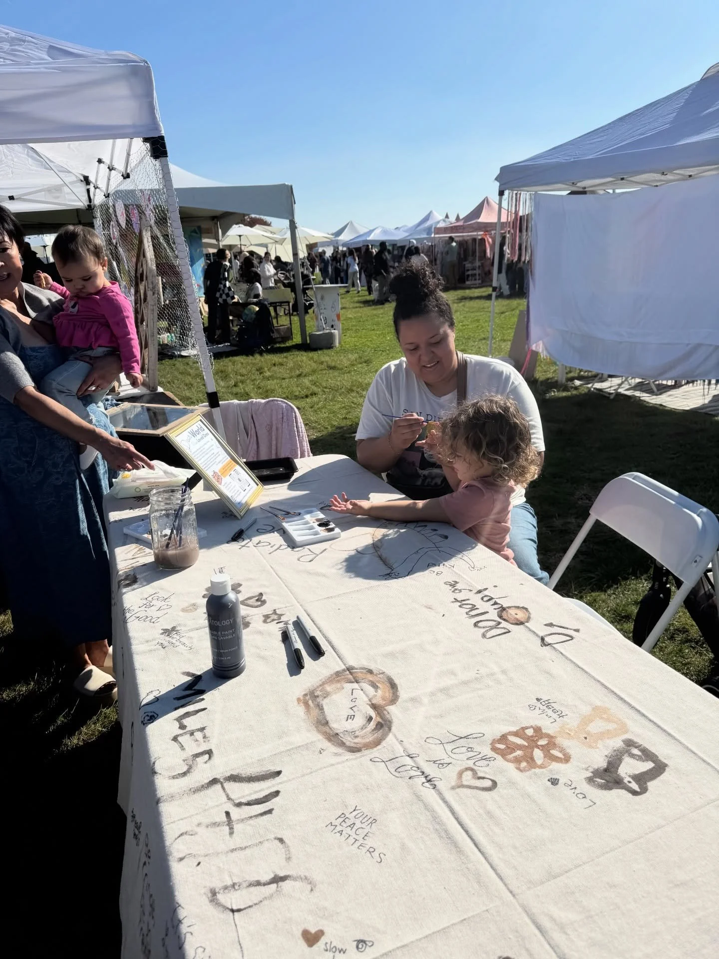 Love the dear world art project by @devorah_creates can&rsquo;t wait to see this canvas re-created into December&rsquo;s art installation at the December @sdmademarkets arcade market!! #art #artist #artists #collab #collaboration #dearworlddearlovedo