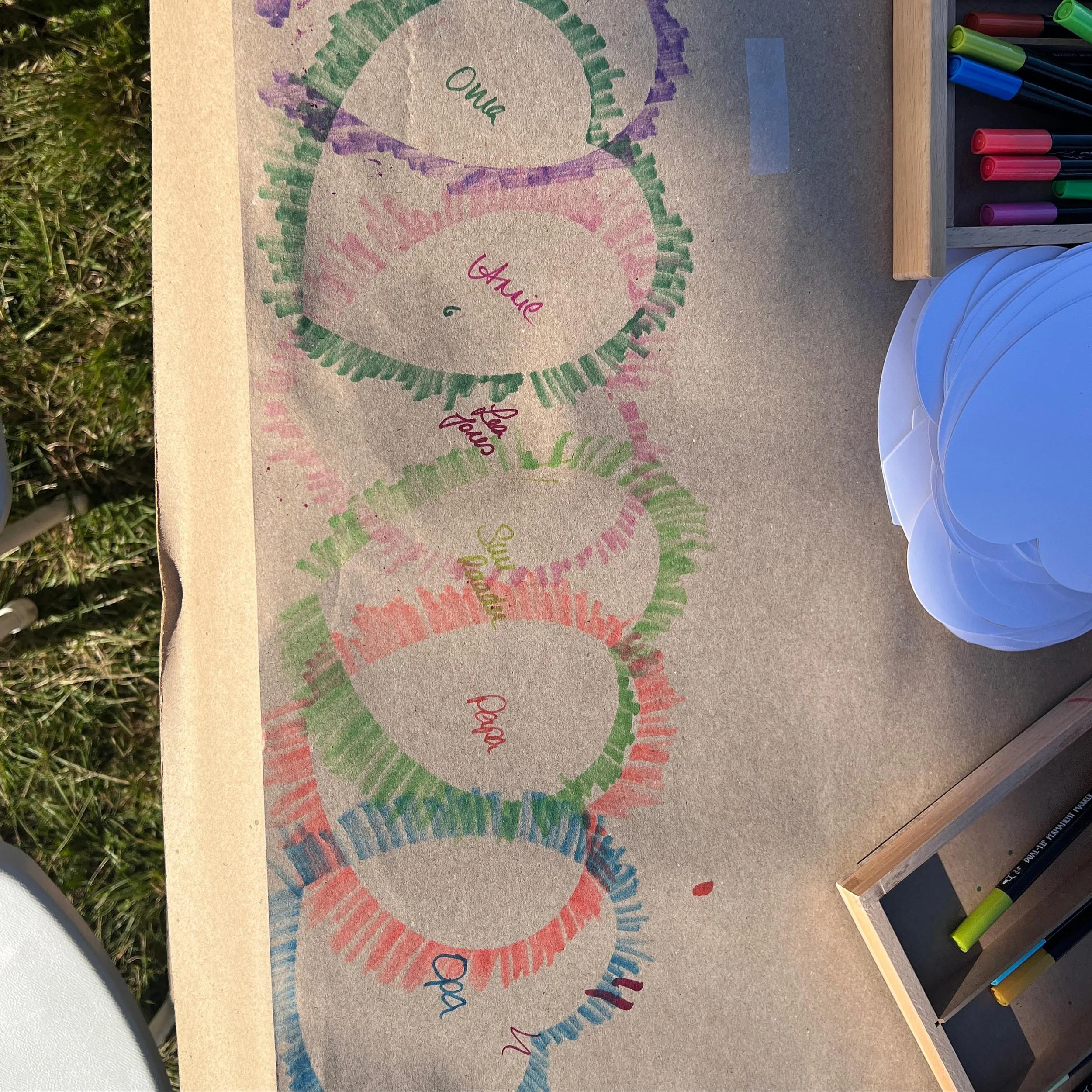 Our favorite part about our Dear Loved One creative project today was that coloring the heart with your feelings and connection with your loved one didn&rsquo;t just result in a beautiful heart&hellip;when participants took the ❤️ with them a beautif