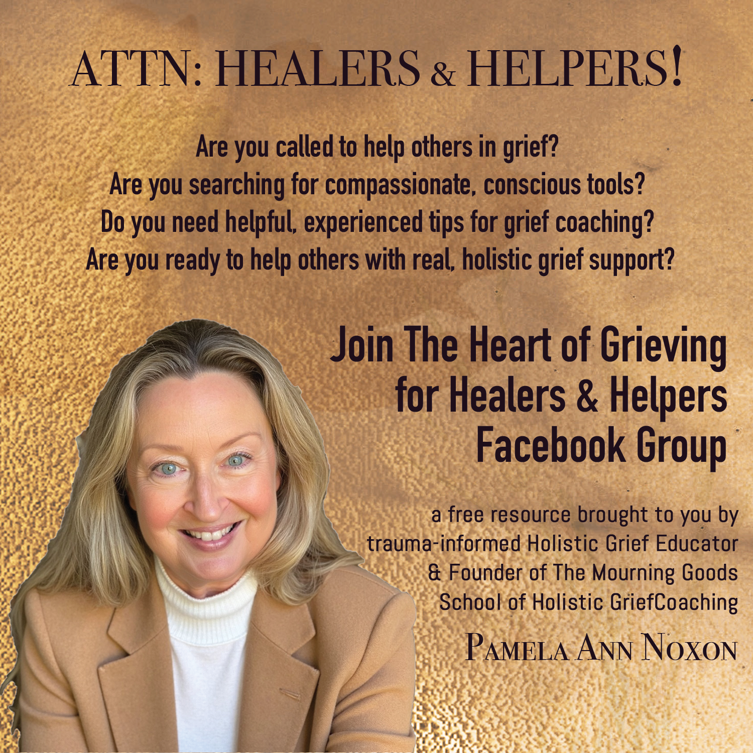 Are you looking to show up for others in grief?