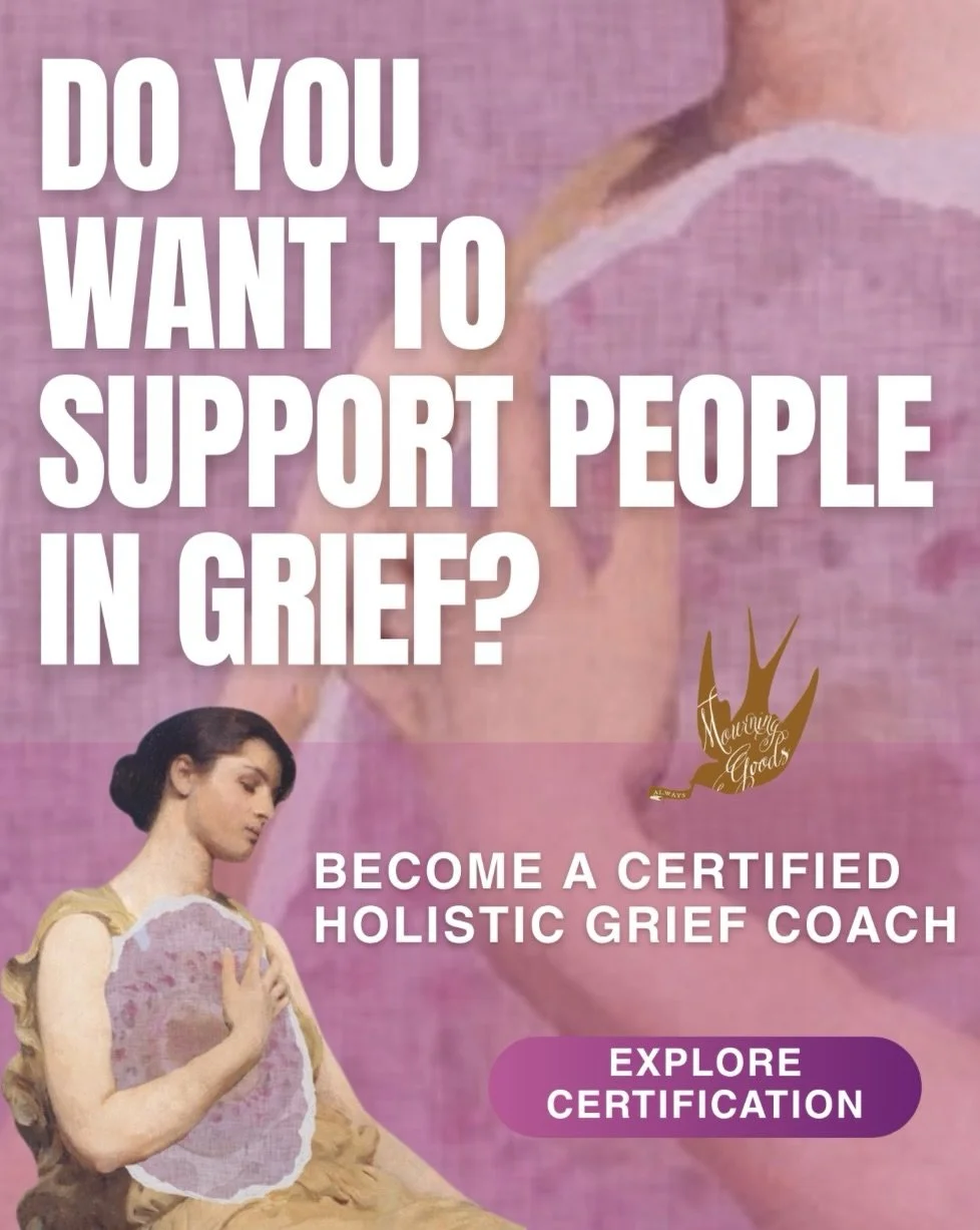Enrollment is Open for The Fundamentals of Holistic Grief Coaching Certification Course! I am so pleased to present my Spring/Summer 2026 module of The Fundamentals of Holistic Grief Coaching Certification Course to the right people, with 2 live prac