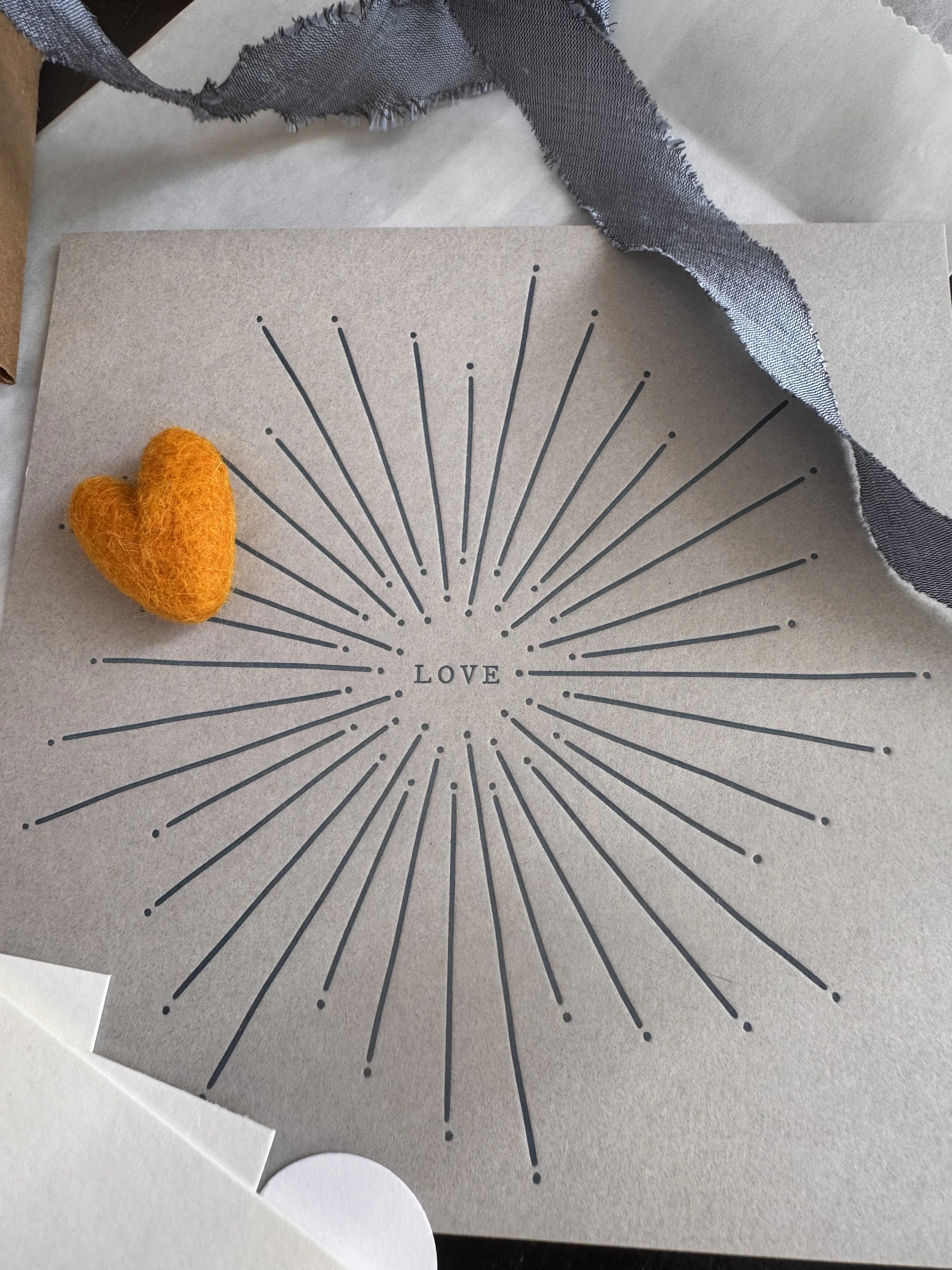 a bounty of grief support in the form of a supportive letter, affirmation card, spotify playlist, guided imagery, talismans and treasures, holistic support activity and elements, and hand crafted artwork to inspire.