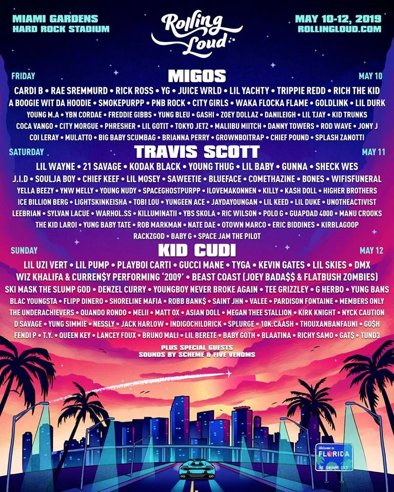 MOST ANTICIPATED ARTISTS. ROLLING LOUD MIAMI 2019.