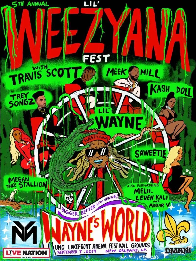 5th ANNIVERSARY LIL WEEZYANA FEST 2019