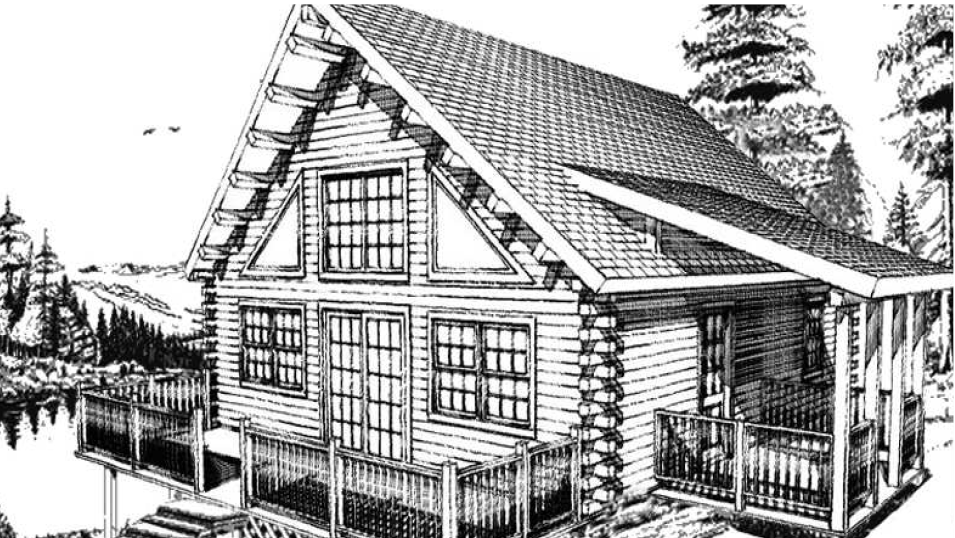 Small Cedar Log Homes — Moosehead Cedar log Homes