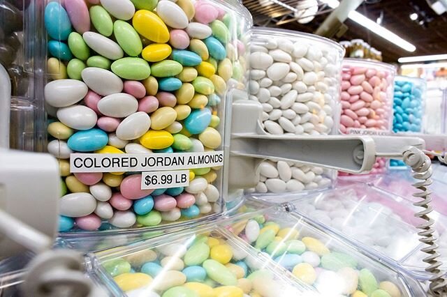 #colored #jordan #almonds to put us in a #spring mood ☀️