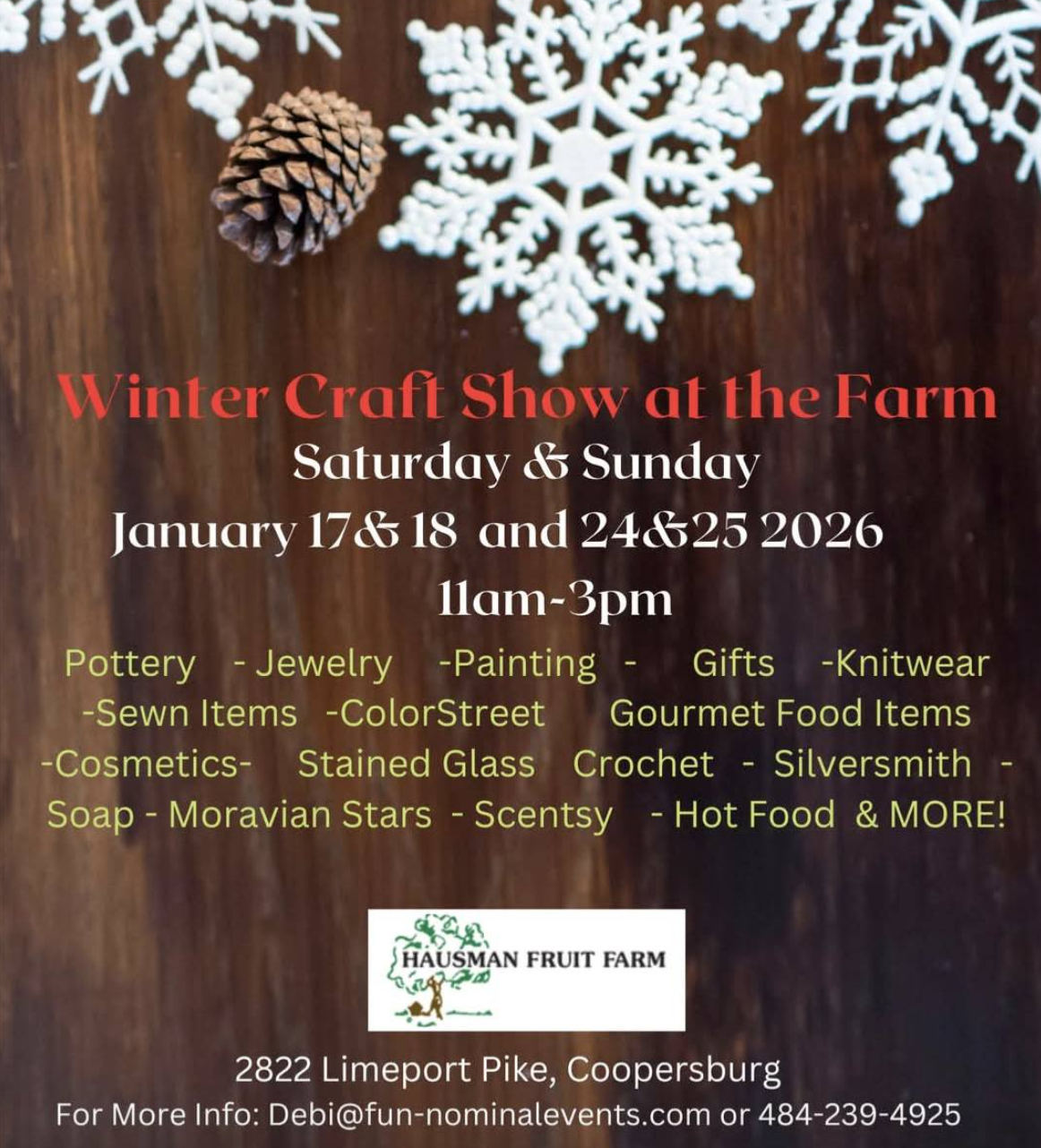 Winter Craft Market at the Farm