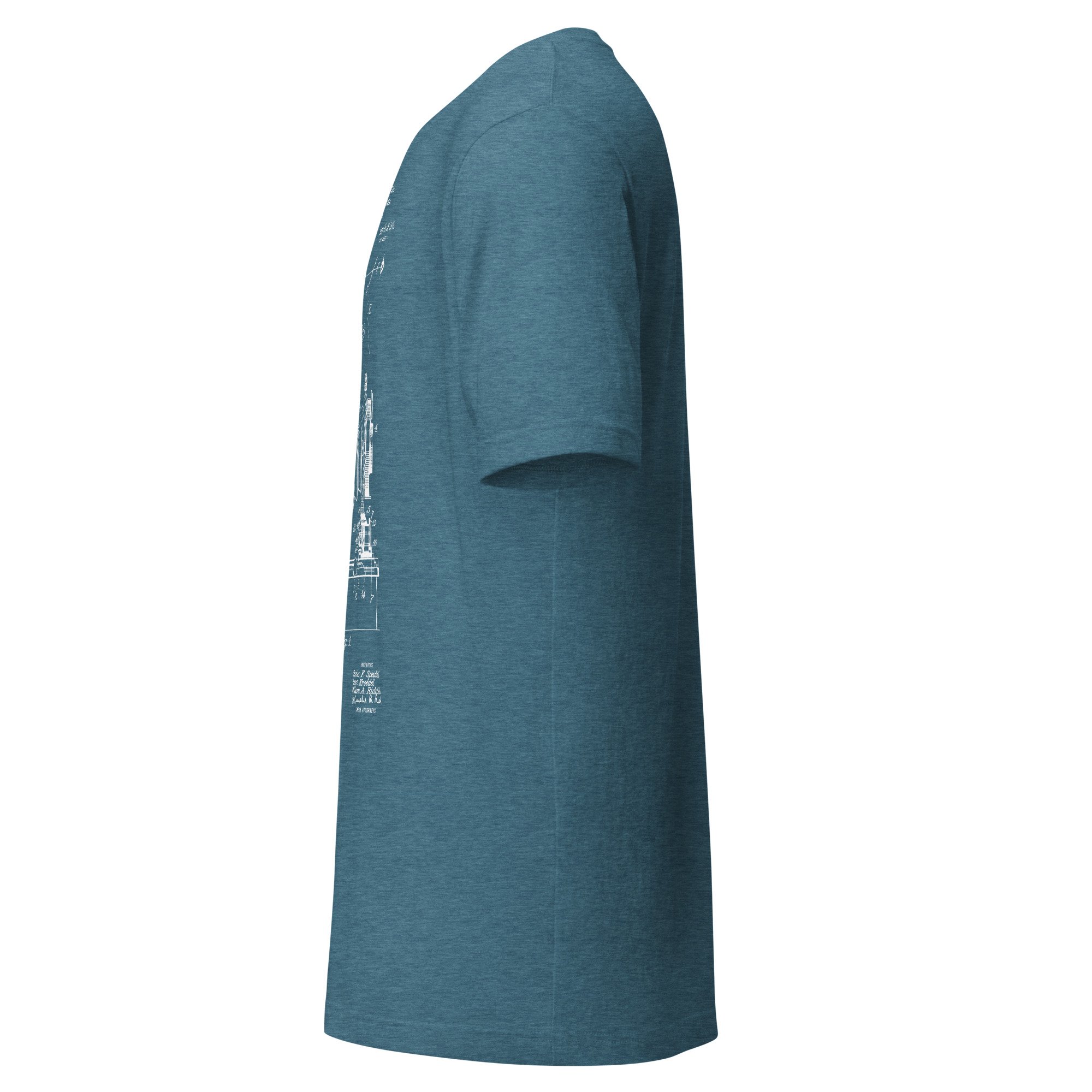 unisex-staple-t-shirt-heather-deep-teal-left-6a55287e1746f.jpg