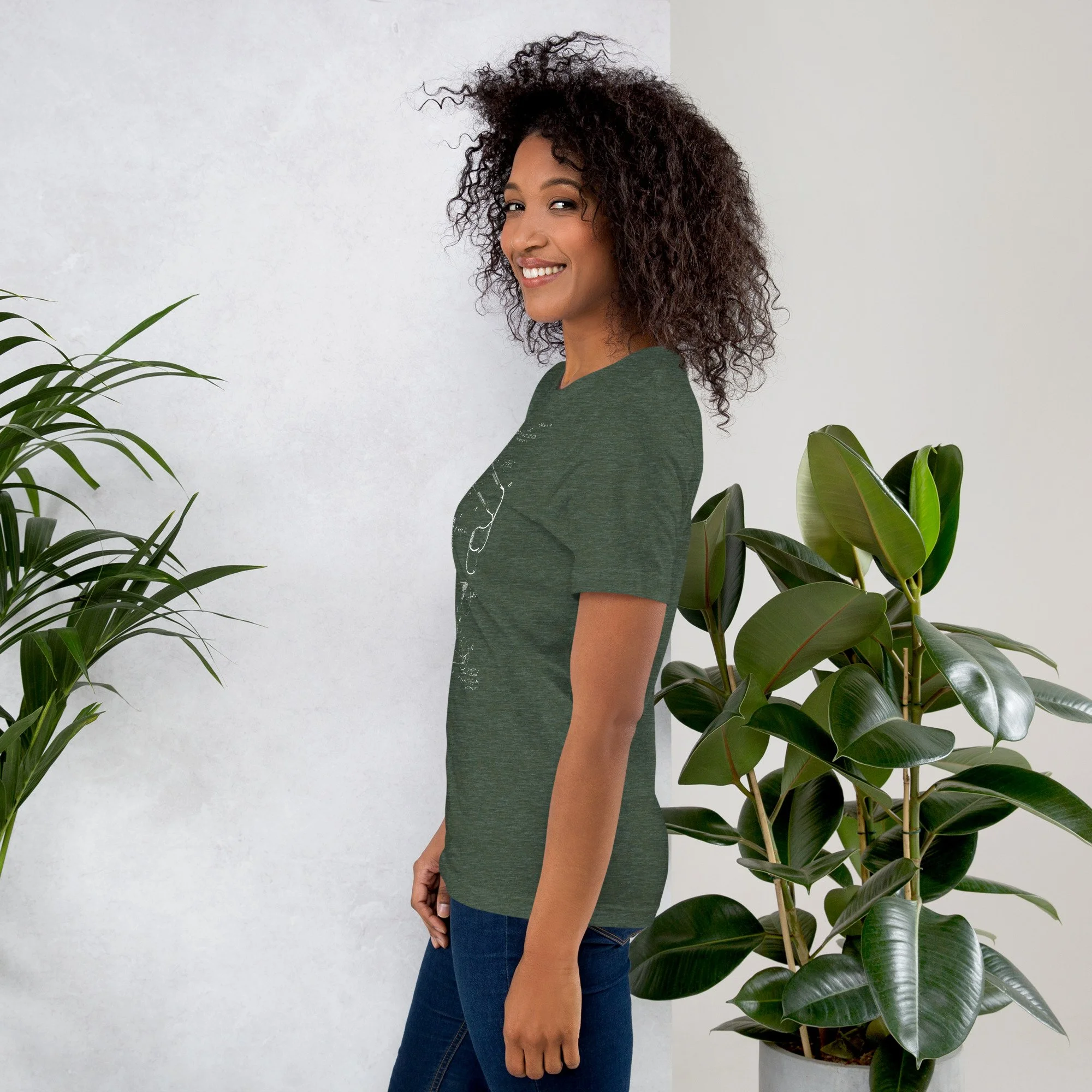 unisex-staple-t-shirt-heather-forest-left-6a5690e4436cf.jpg