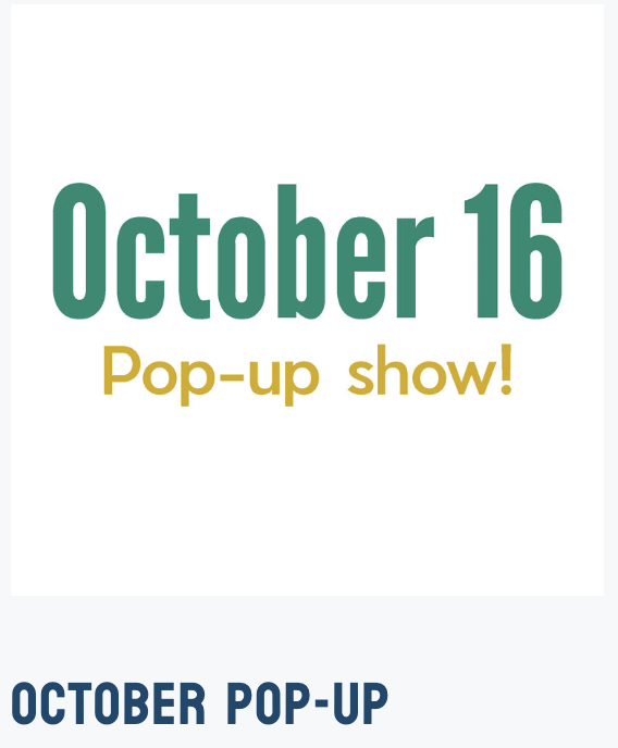 Exhibit B Fall Pop-Up Gallery