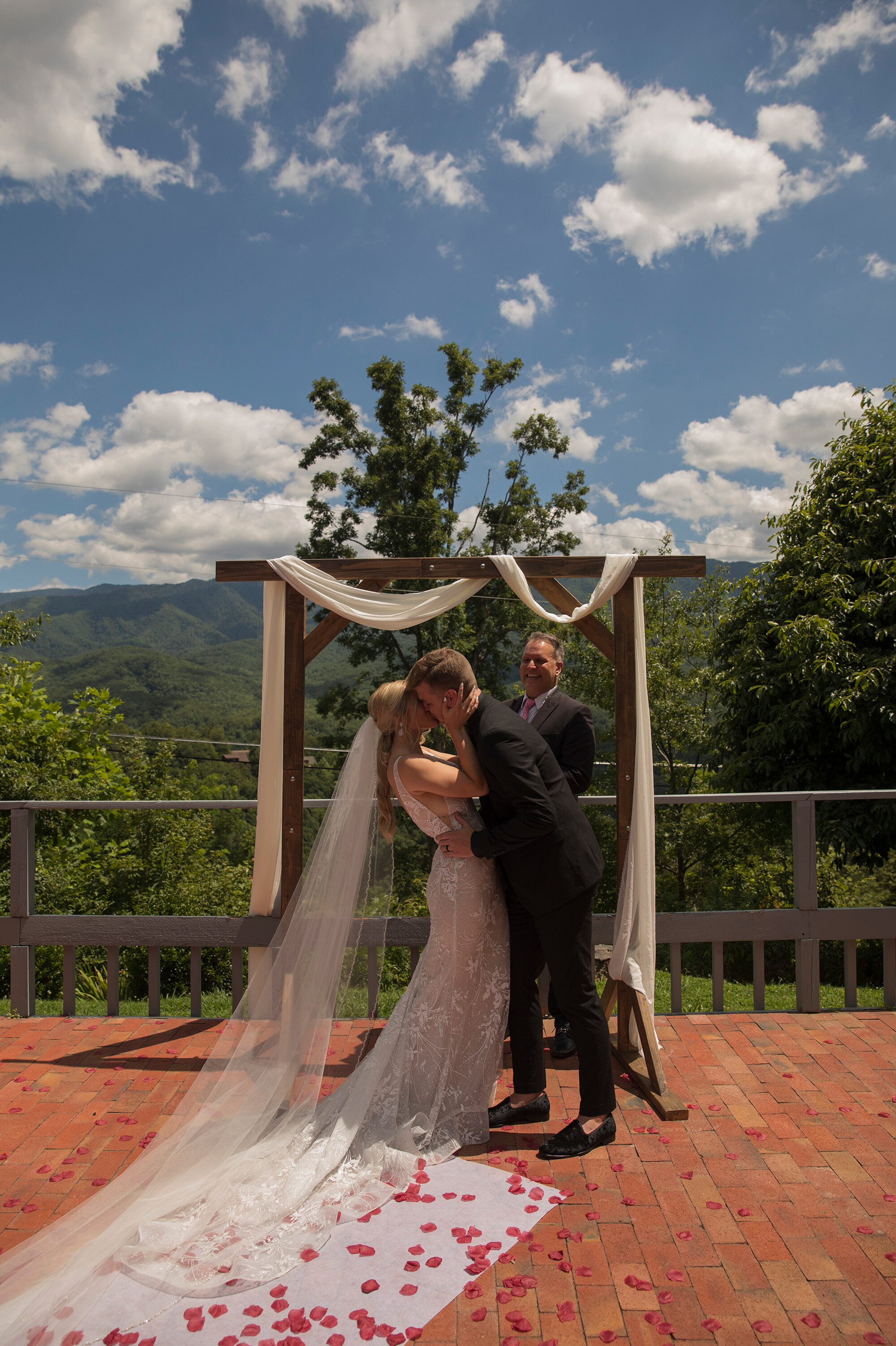 Koty and Grayson's Gatlinburg Cabin Wedding