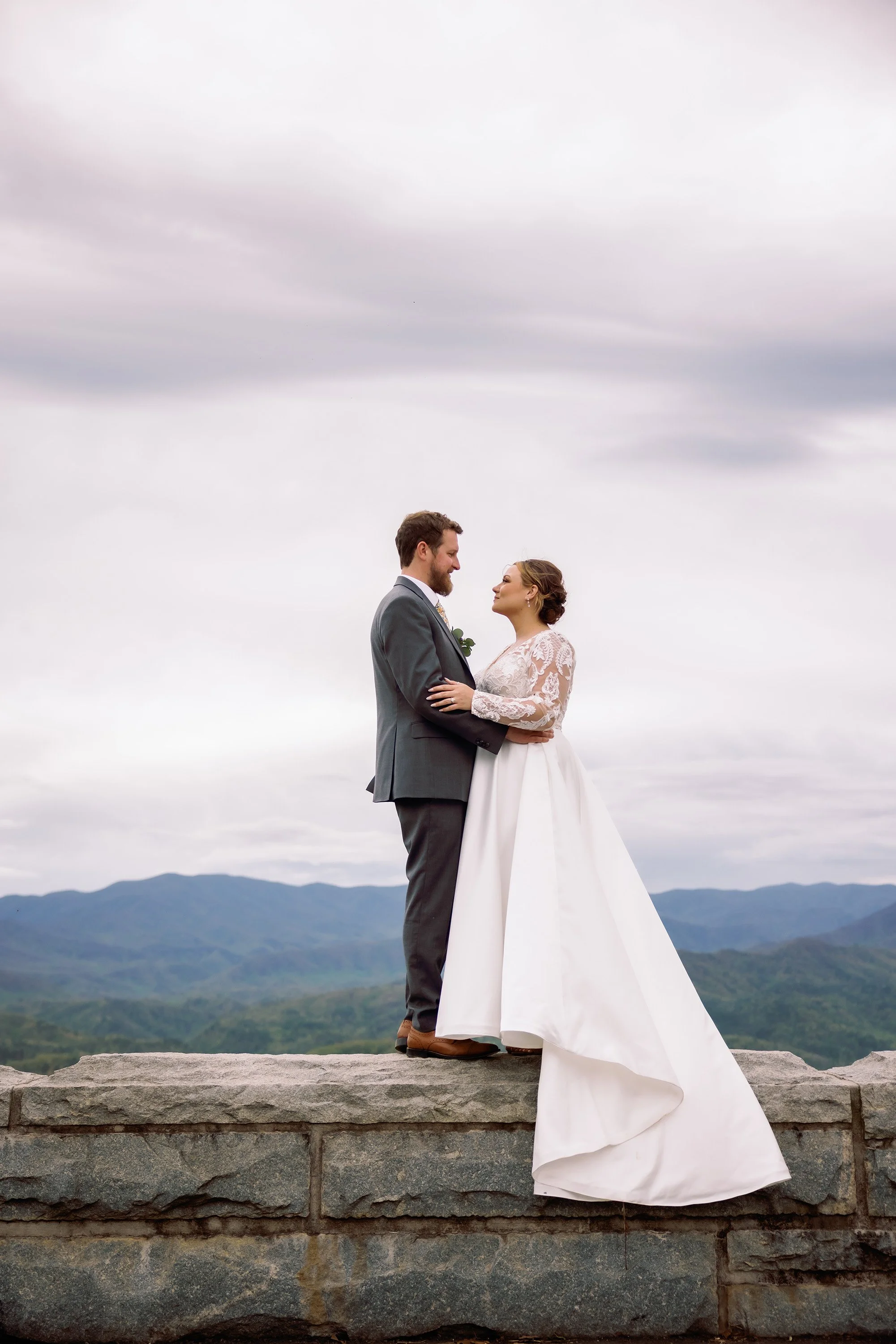 foothills-parkway-couple-on-rock-wall-effortless-elopement.jpg