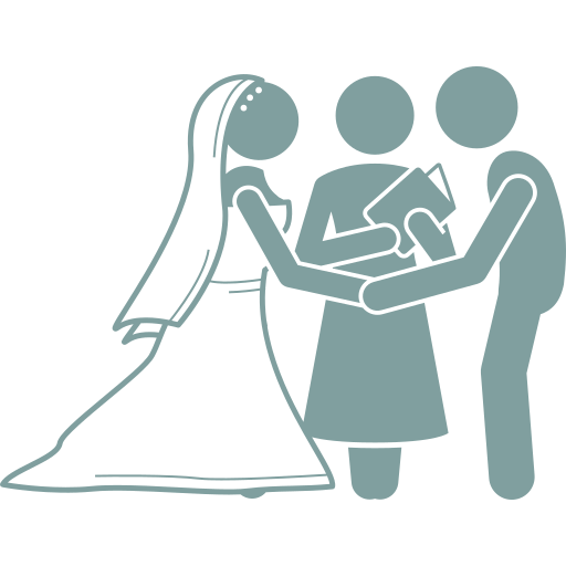 Wedding couple icon