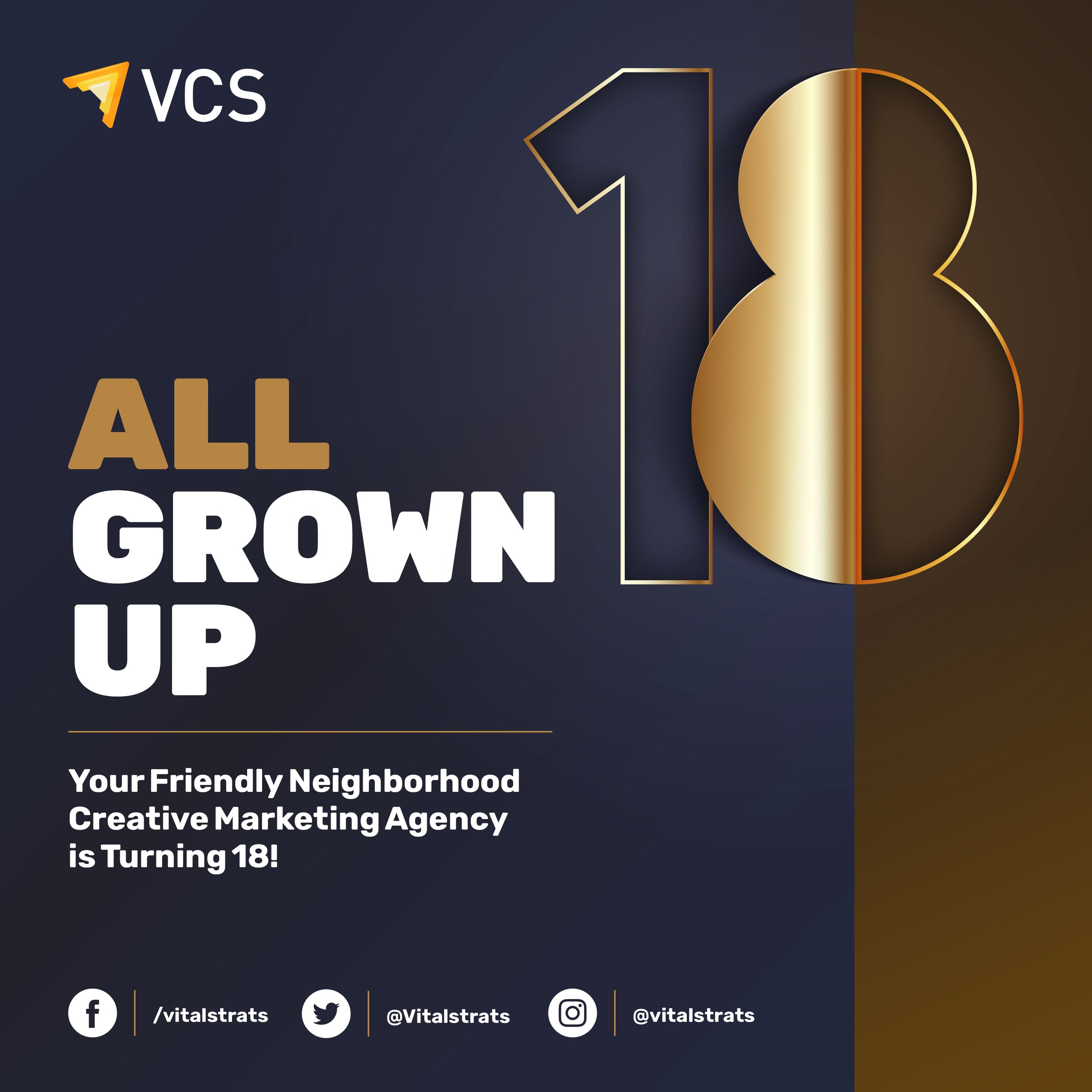 ALL GROWN UP: YOUR FRIENDLY NEIGHBORHOOD CREATIVE MARKETING AGENCY IS TURNING 18