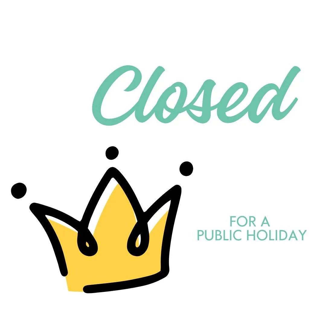Our team will be taking the day off today to celebrate King's Birthday!🥳

Both our clinics are open again tomorrow!
