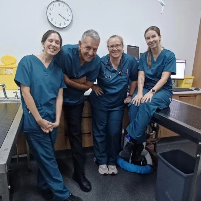 🦷 Friday crew 💙🐾

Fridays at Animal Dermatology Clinic look a little different - matching scrubs, dental days, and the whole team working together to keep tails wagging and teeth sparkling ✨

We&rsquo;re lucky to have Dr Miike Lawley and the denta