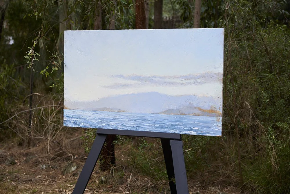  Sailing to Tasmania Oil on linen 82 × 137cm   AVAILABLE 