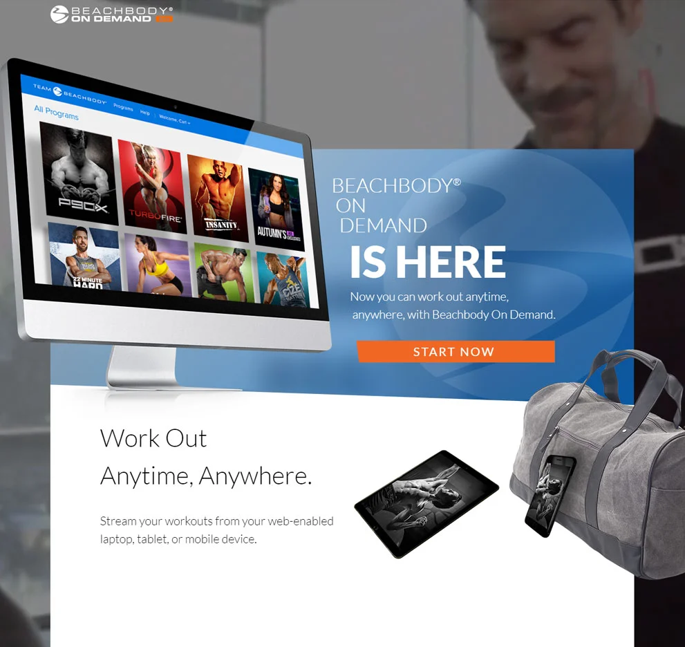Homepage Parallax Concept