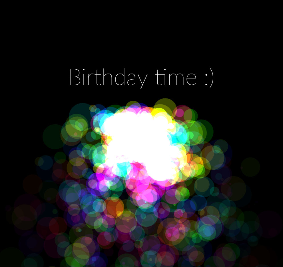 Birthday Particles