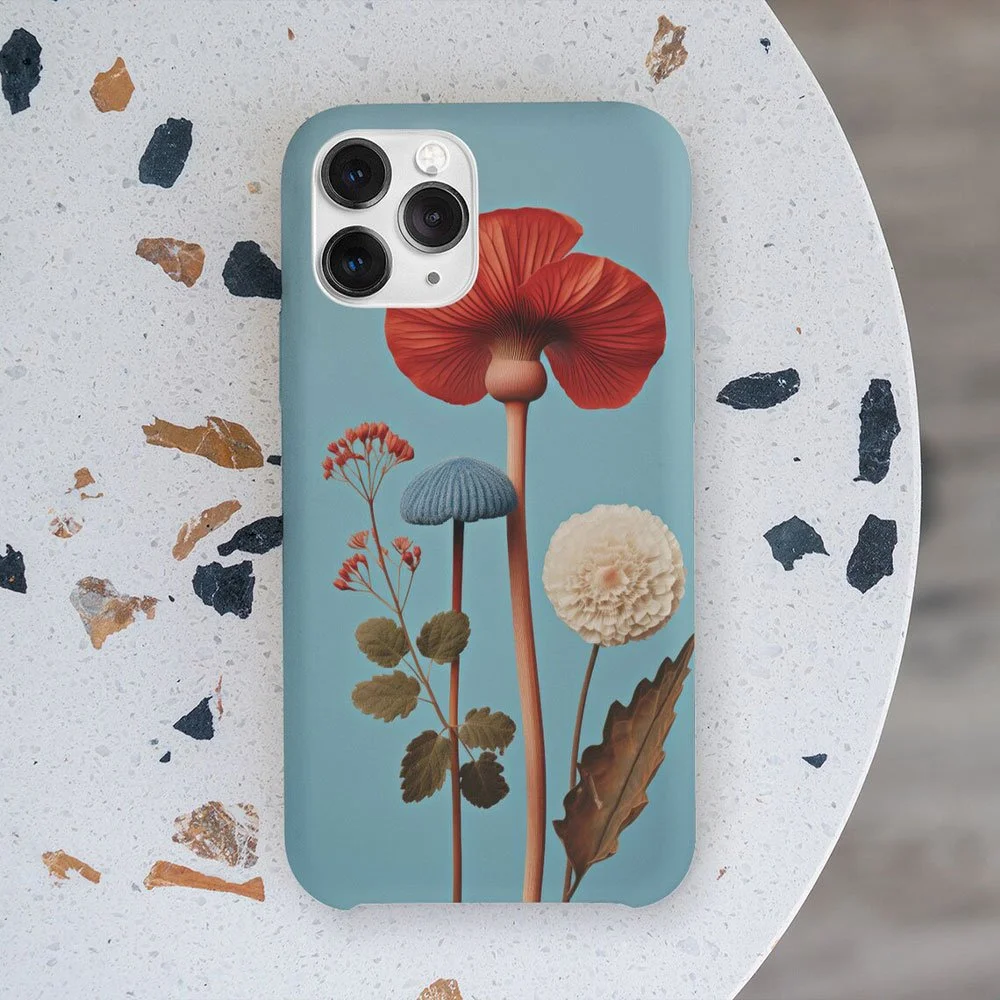 Wes Anderson Inspired iPhone Case - Postmodern Floral Phone Protection, Danish Pastel Accessory, Rustic Floral Phone Case, Oil Painting Case