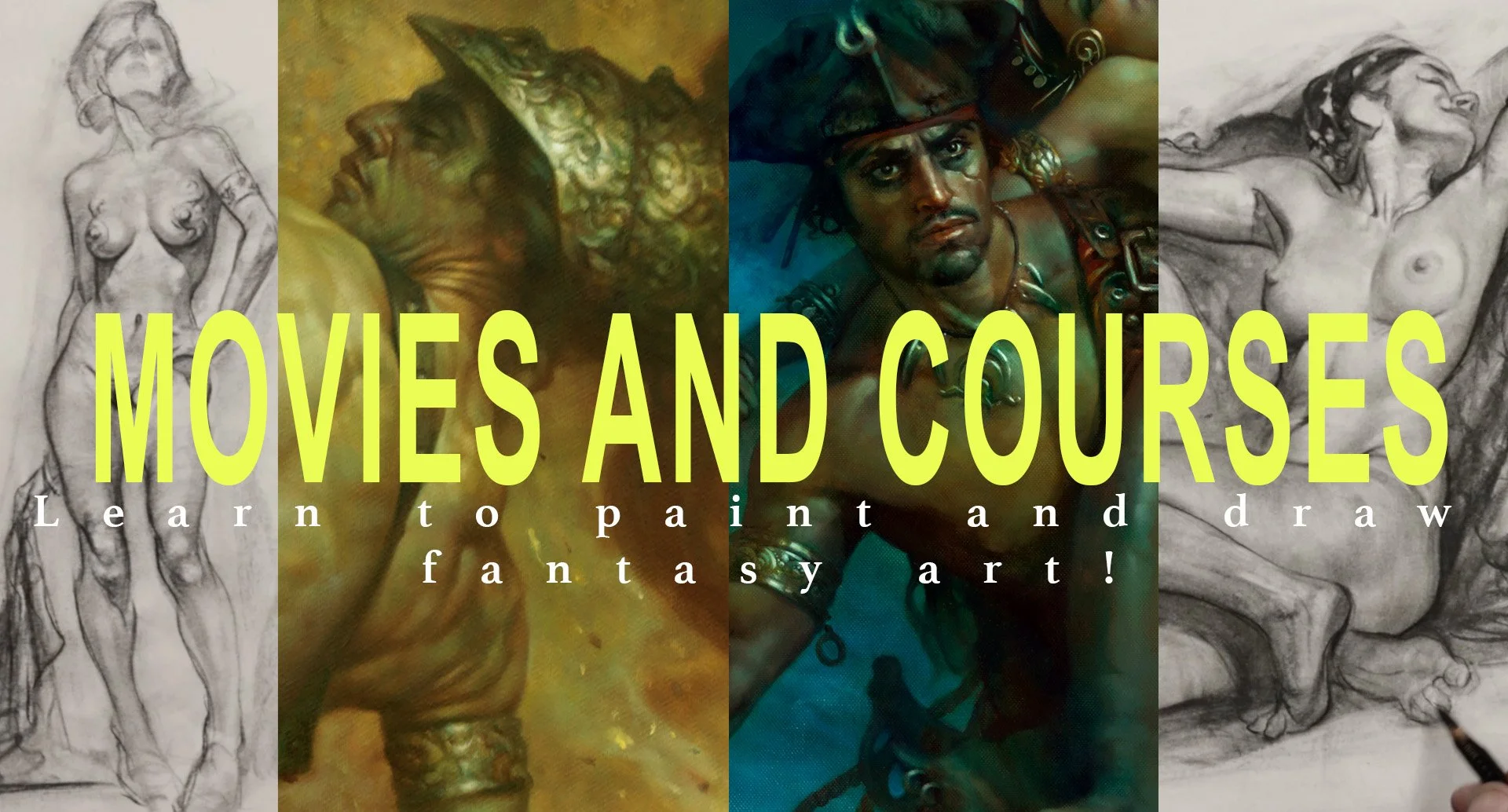 Learn to draw and paint outstanding fantasy and SF art with Patrick J. Jones's downloadable art courses