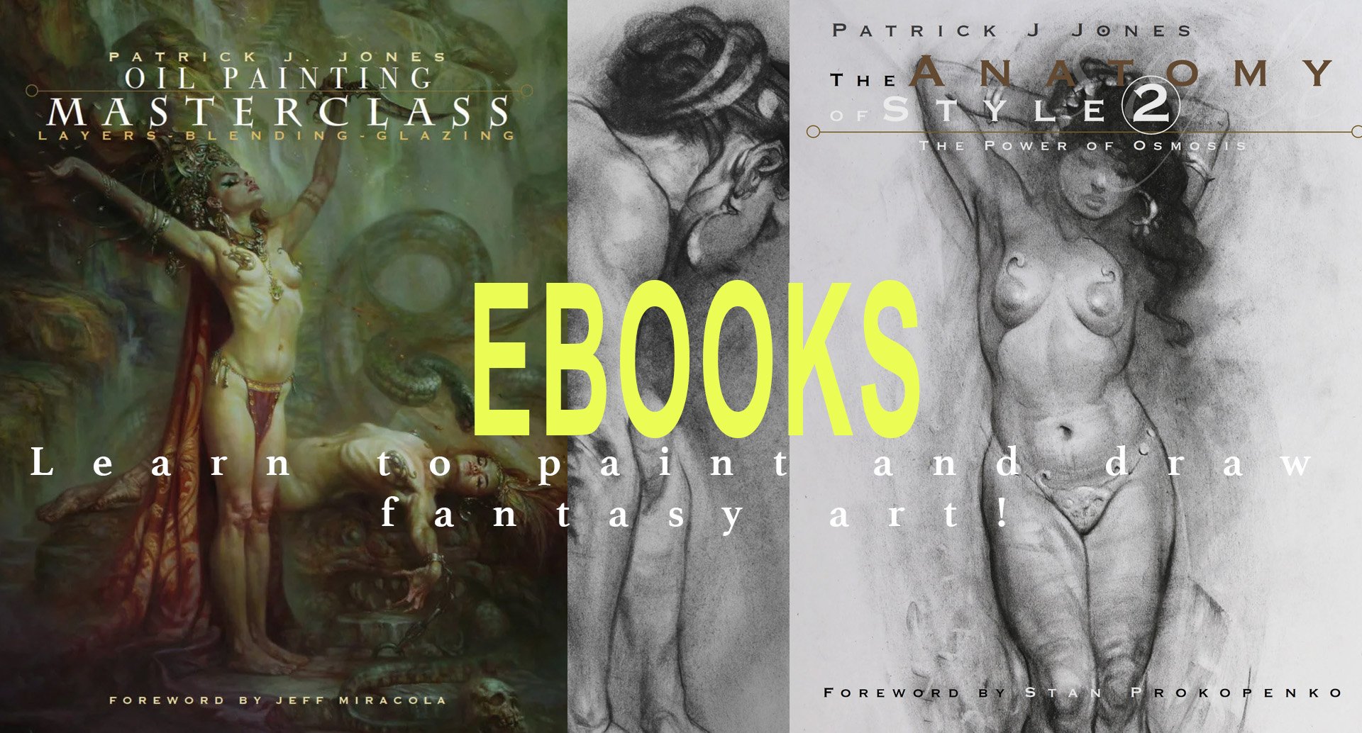 Learn to draw and paint fantasy art from the amazing Patrick J. Jones