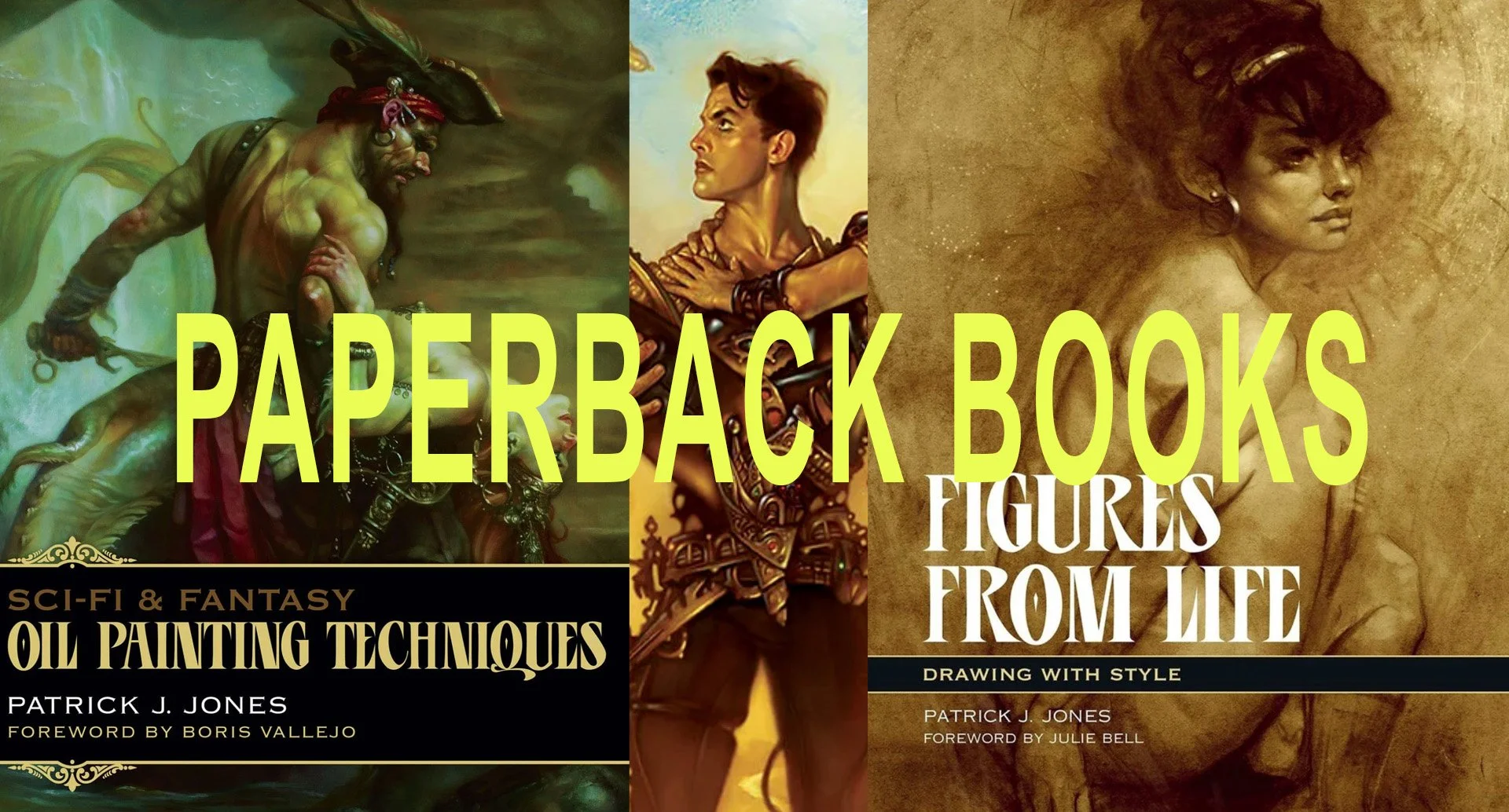 Learn to draw and paint fantasy art from the amazing Patrick J. Jones