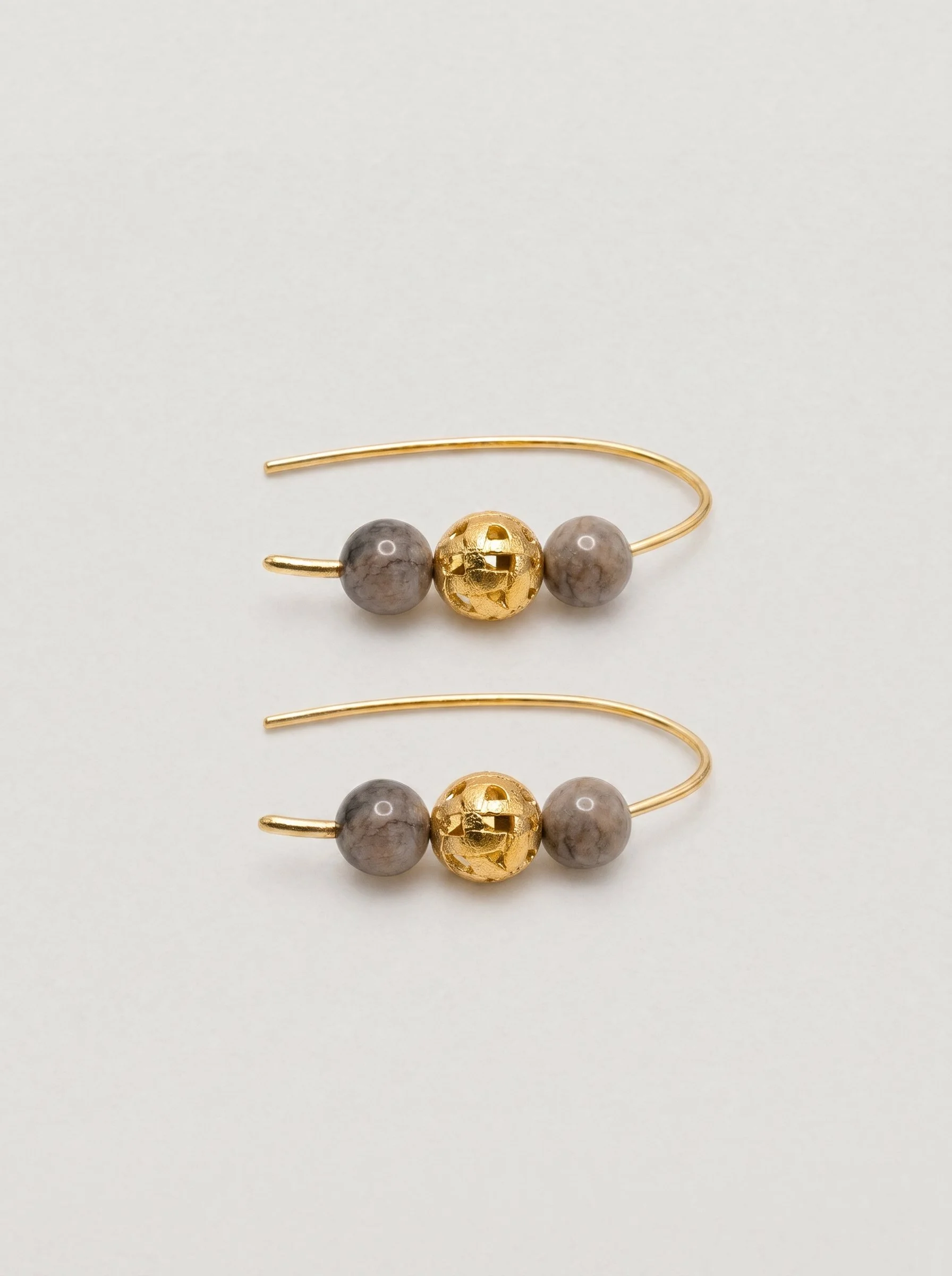 Peapod Earrings Gold Quartz.jpeg